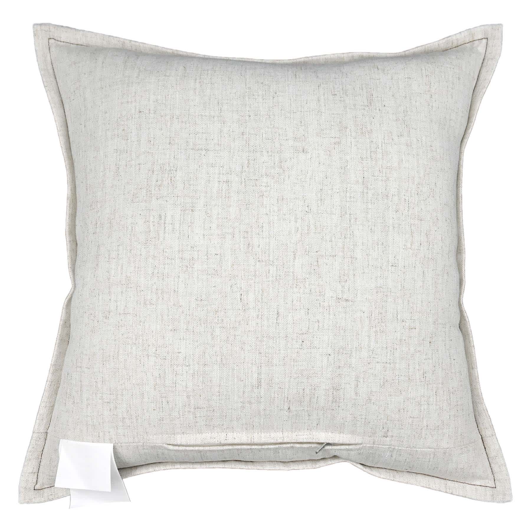 Crosby St. Brown Faux Leather Throw Pillow, 18"