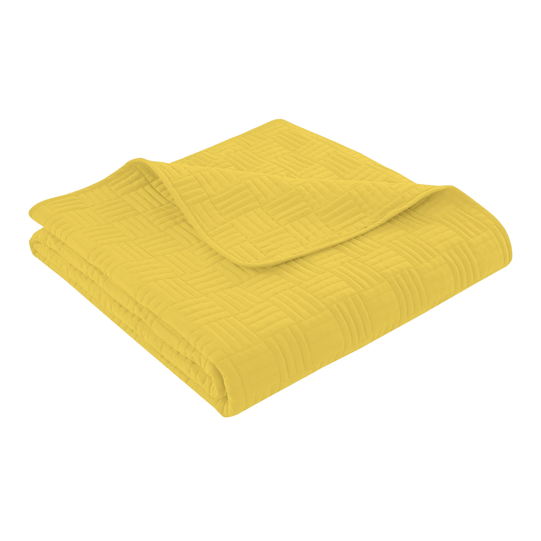 Crosby St. 3-Piece Yellow Washed Microfiber Quilt Set, King