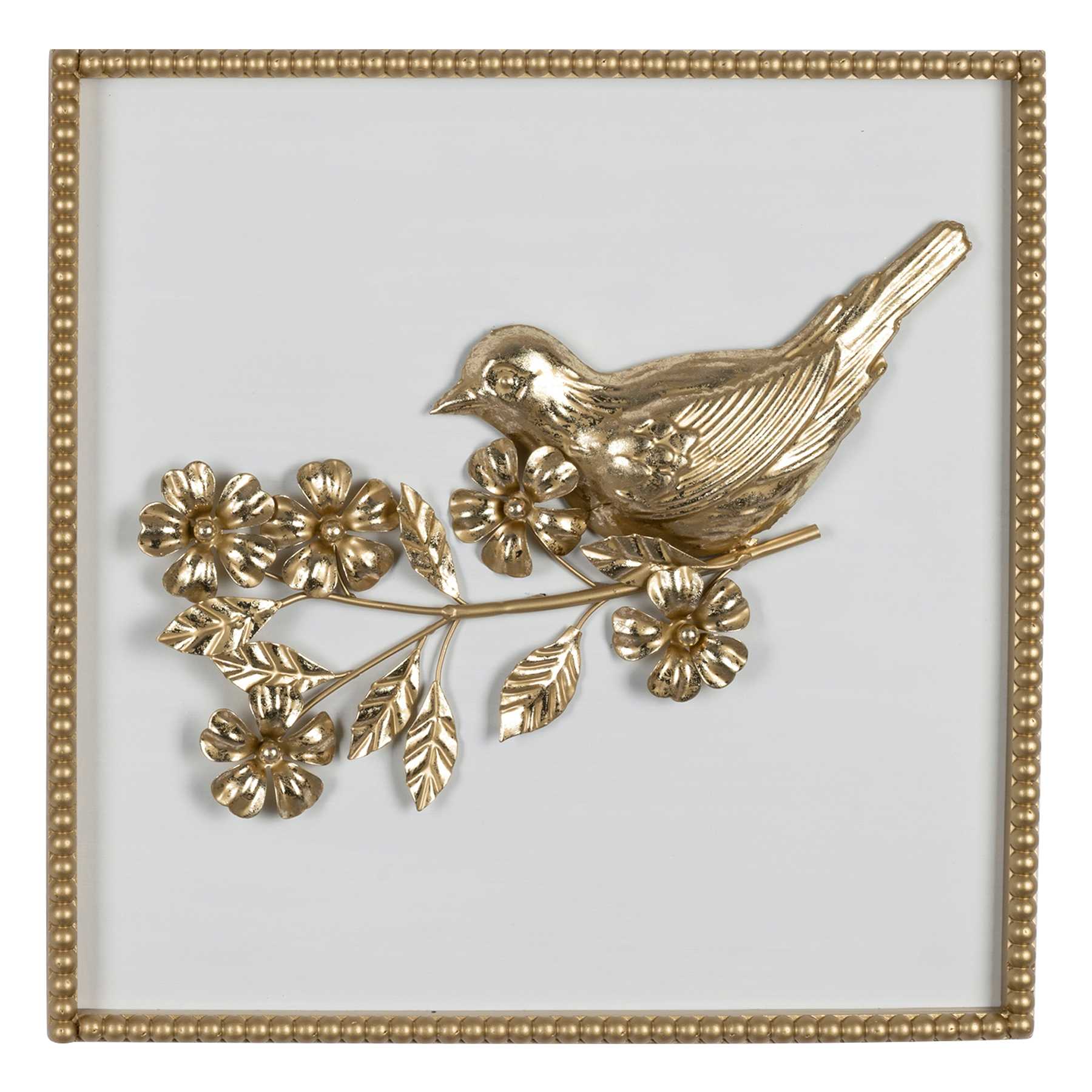 Providence Bird Metal Wall Decor, 16"