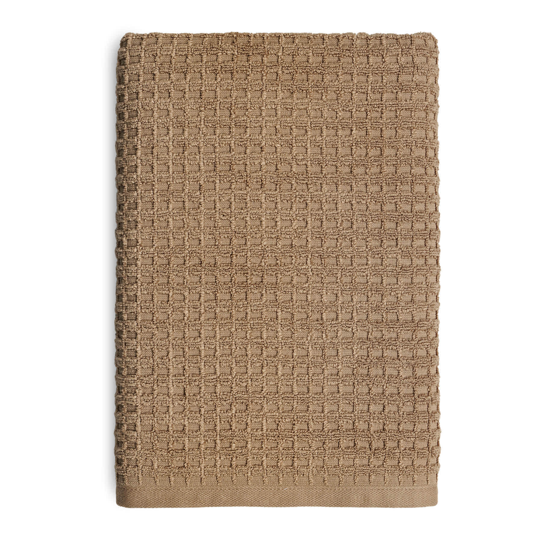 Crosby St. Portobello Terry Waffle Cotton Bath Towel, 30x54