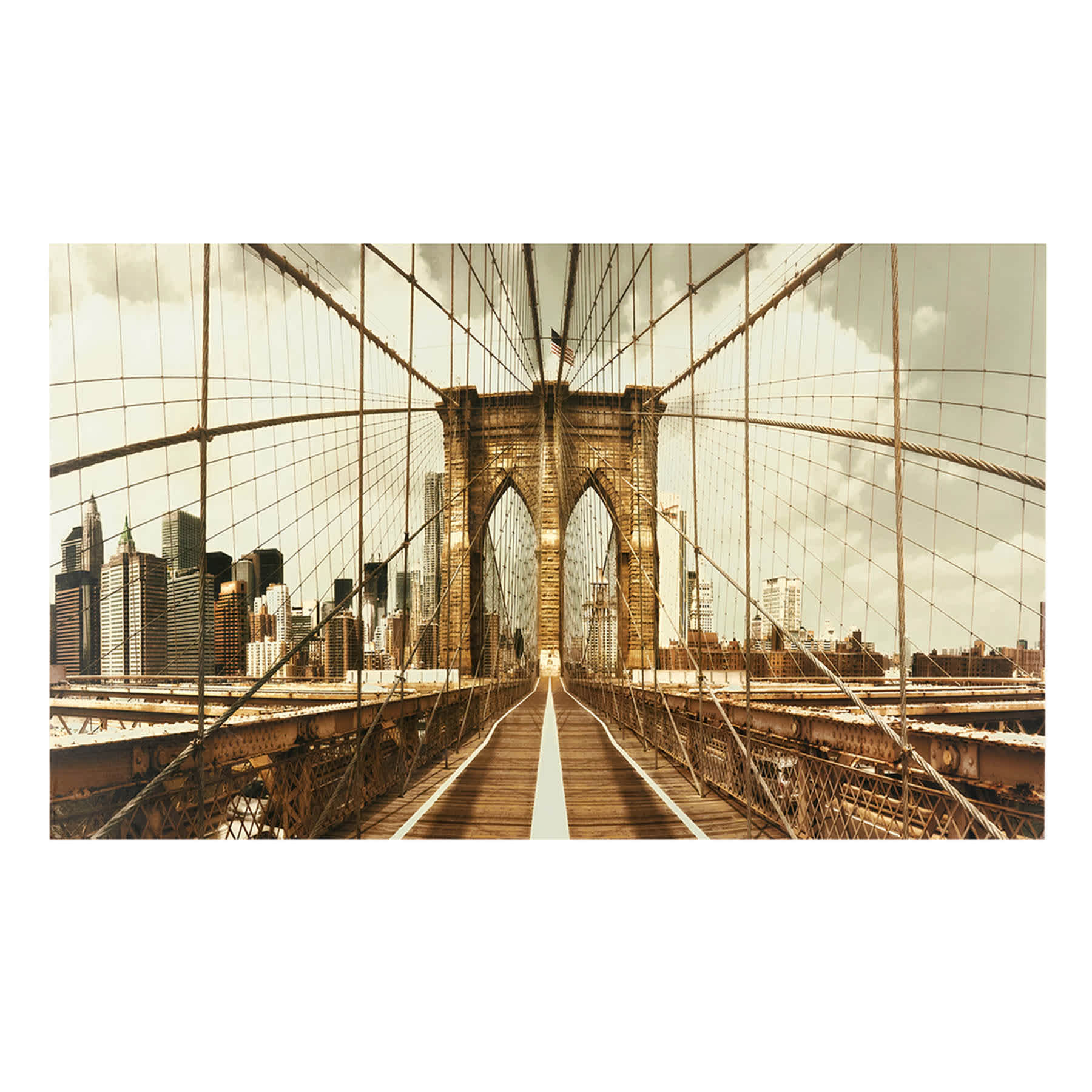 Bridge Canvas Wall Art, 36x60