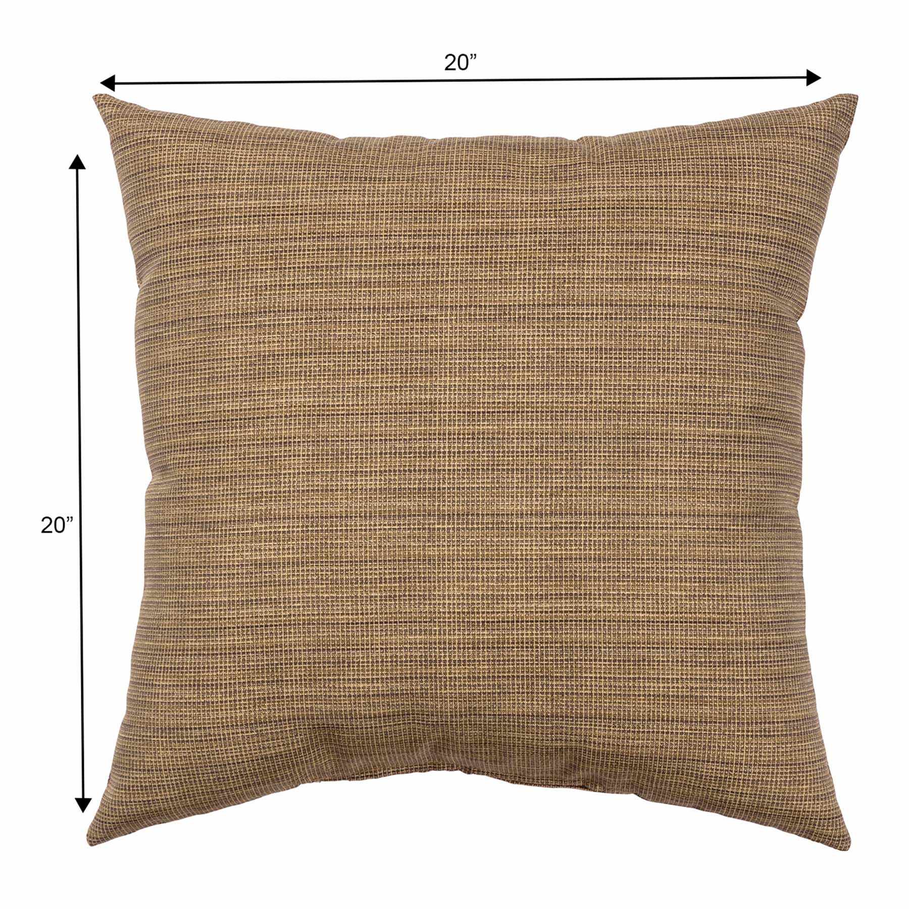 Tallon Birch Oversized Square Outdoor Throw Pillow, 20"