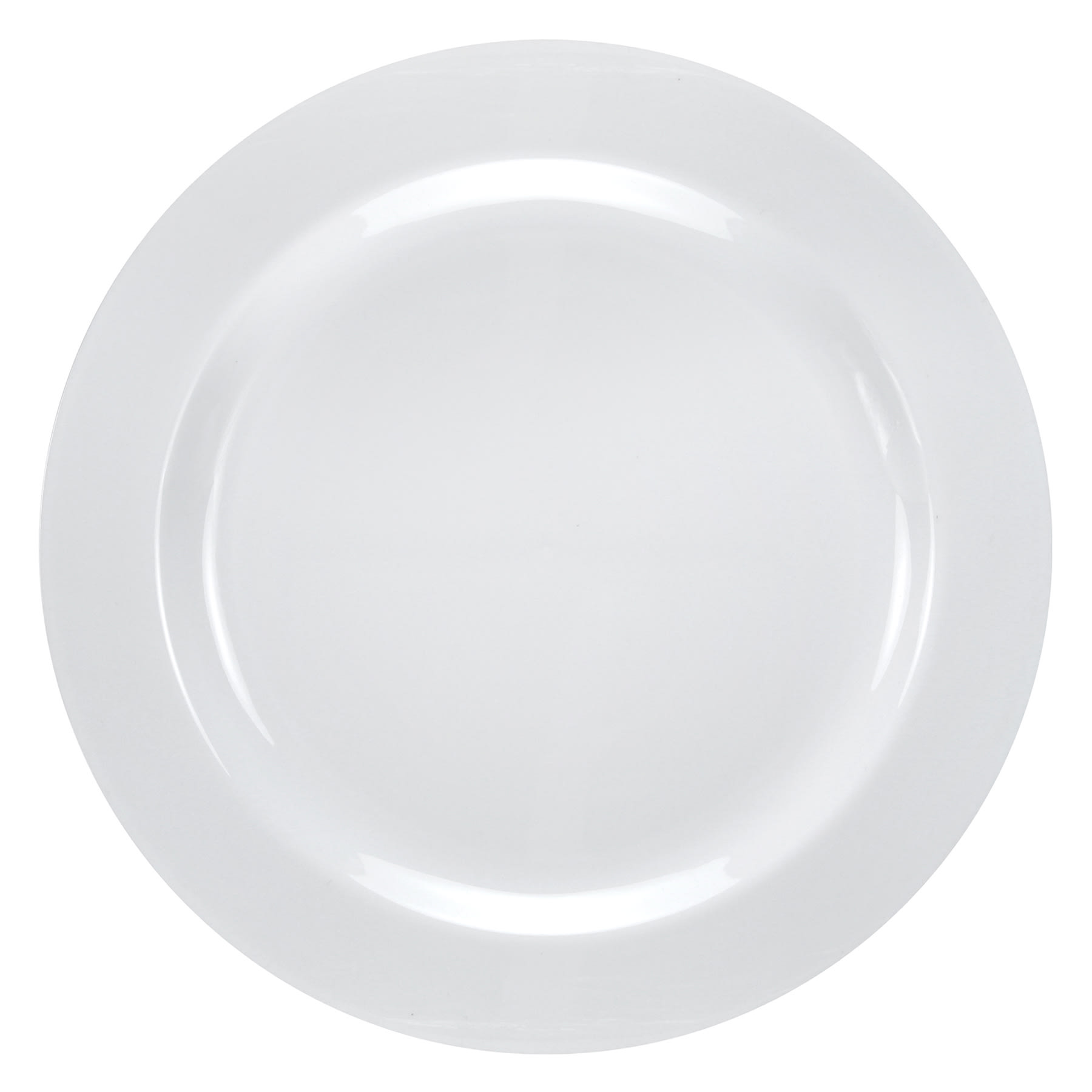 Lillian Table Settings 30-Count Pearl White Plastic Plates, 10.25"