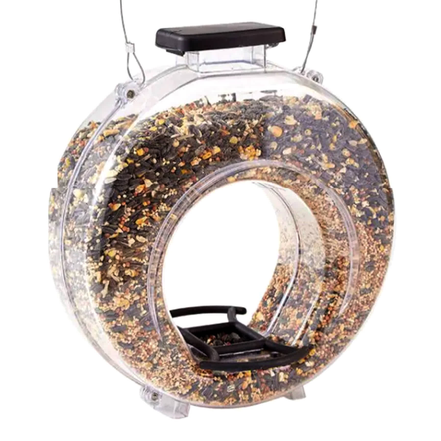 Clear Ring Bird Feeder, 11.8"