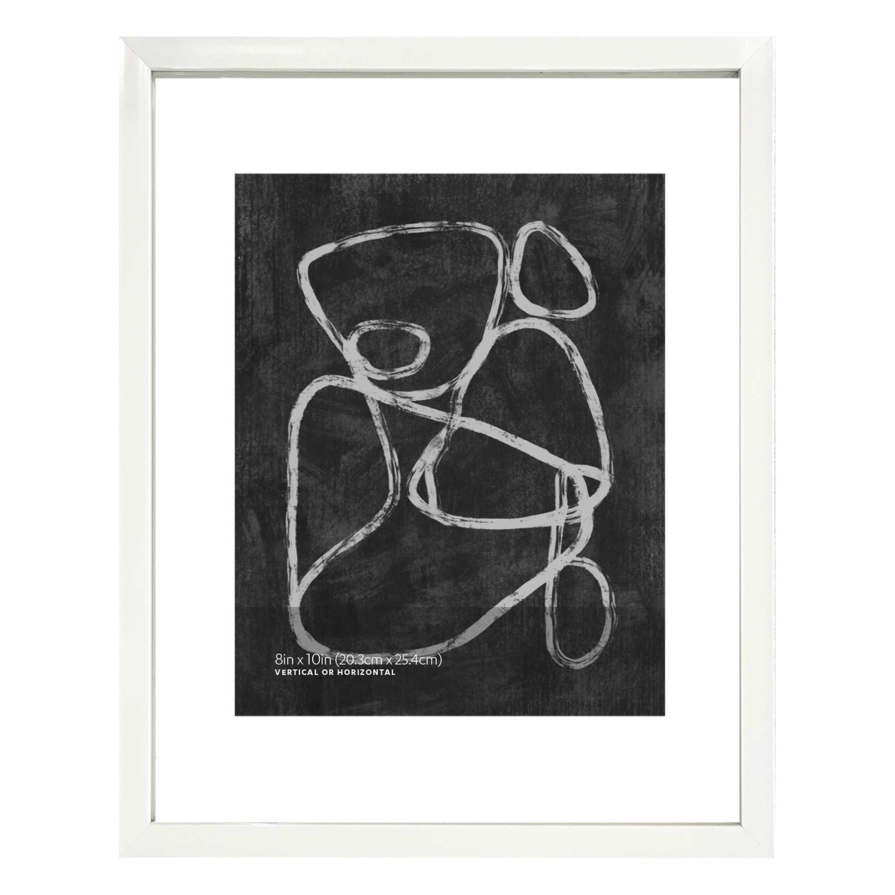 White Floating Wall Frame, 11x14