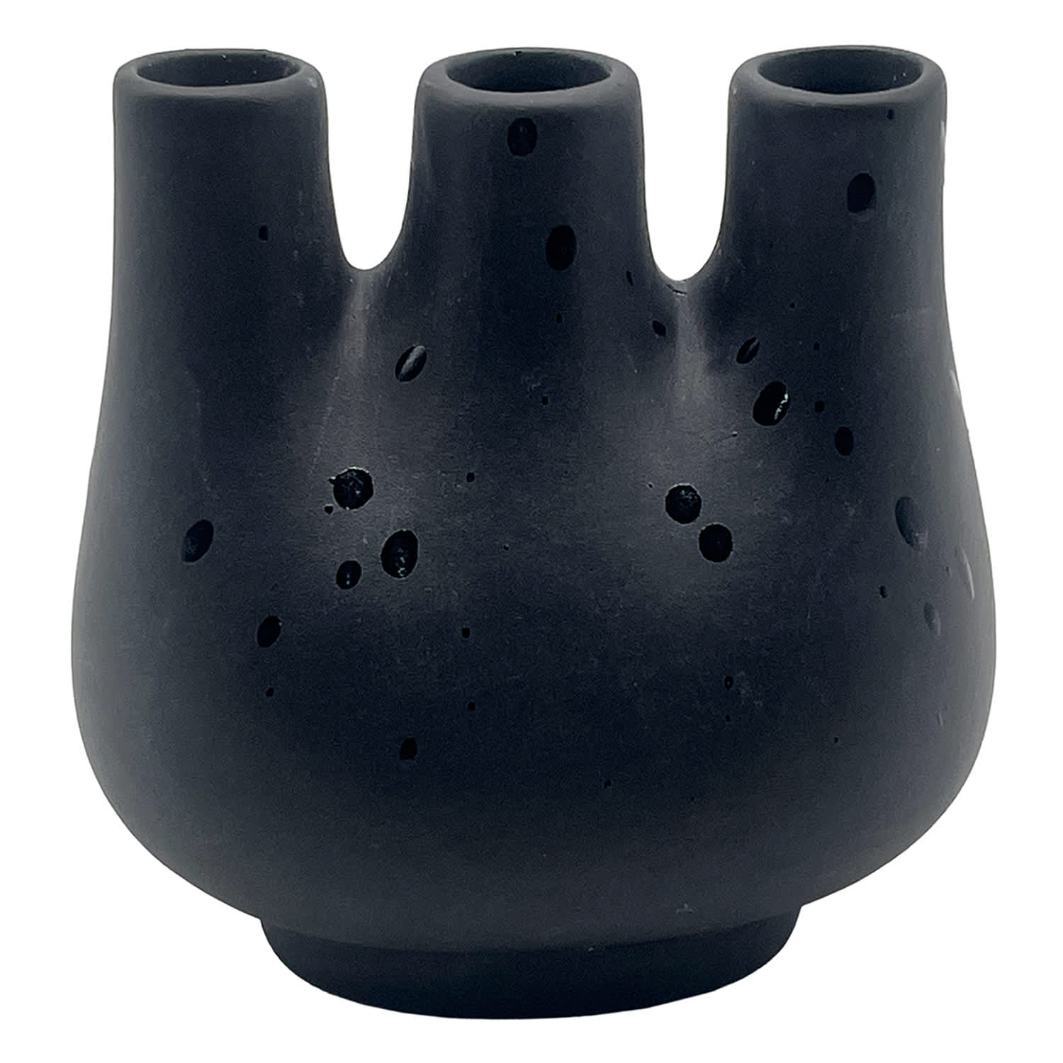 Tracey Boyd Black Contemporary Porcelain Vase, 4"