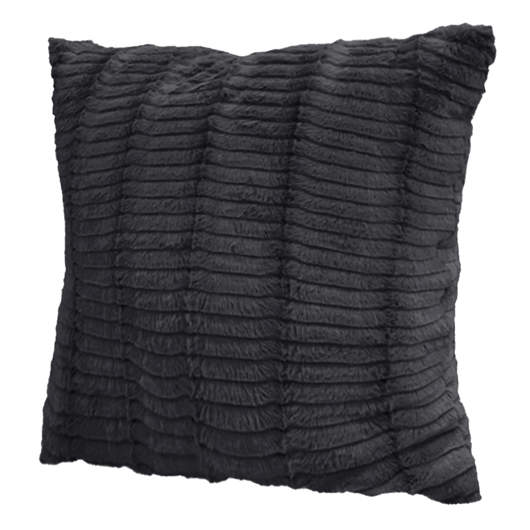 Black Lash Throw Pillow, 24"