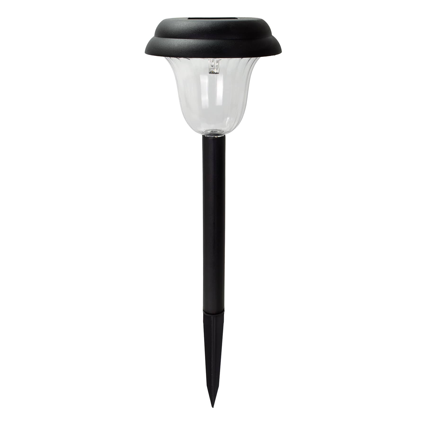 8-Pack 5-Lumen Solar Black Moonlight Pathway Lights