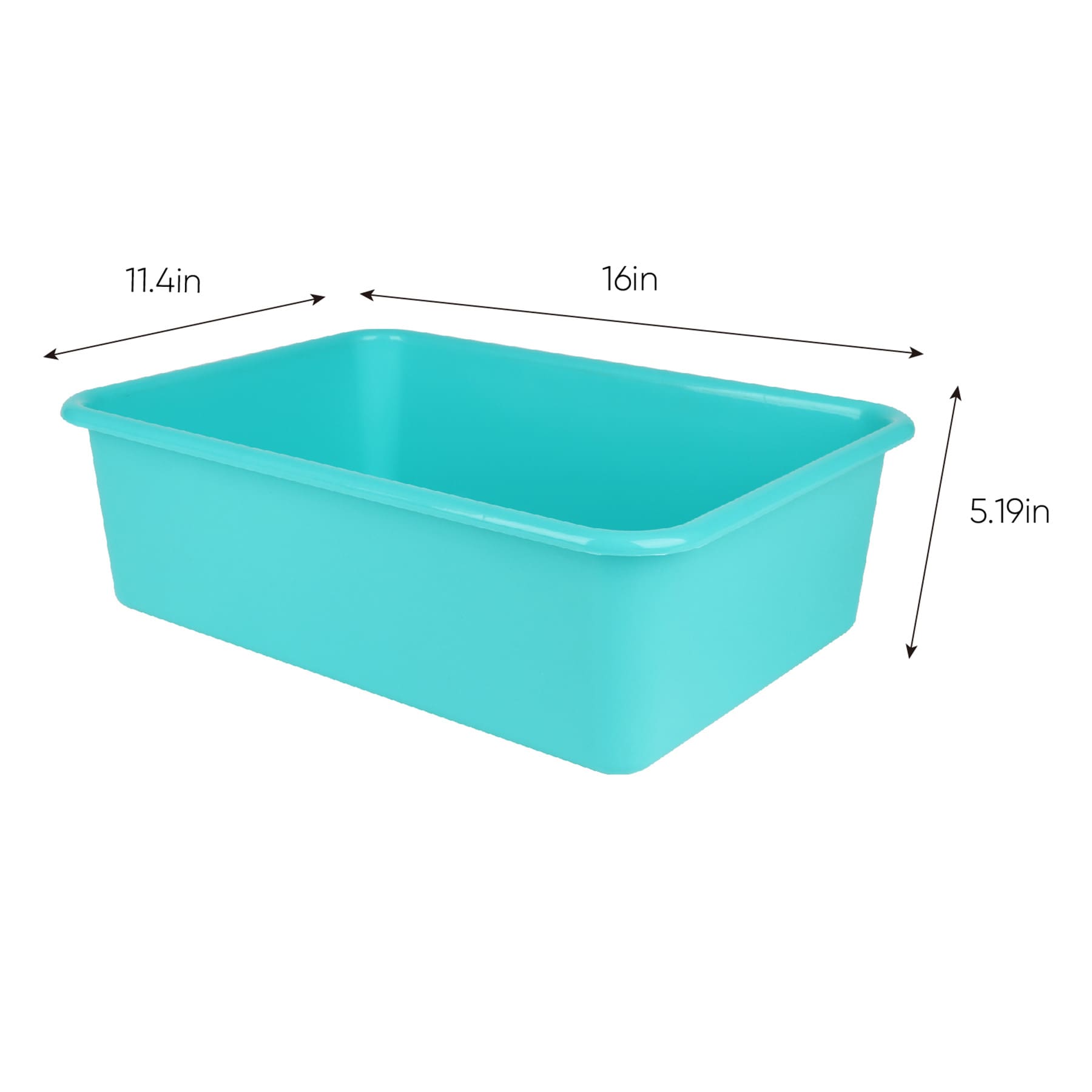 Kids Blue Storage Bin, Large