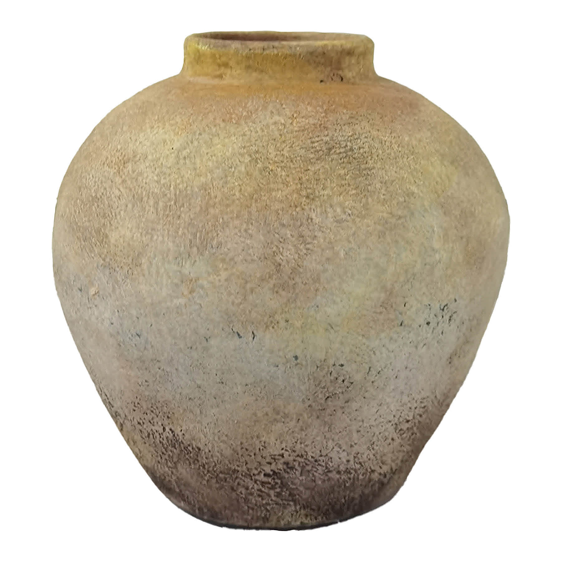 Neutral Ceramic Vase, 7.5"
