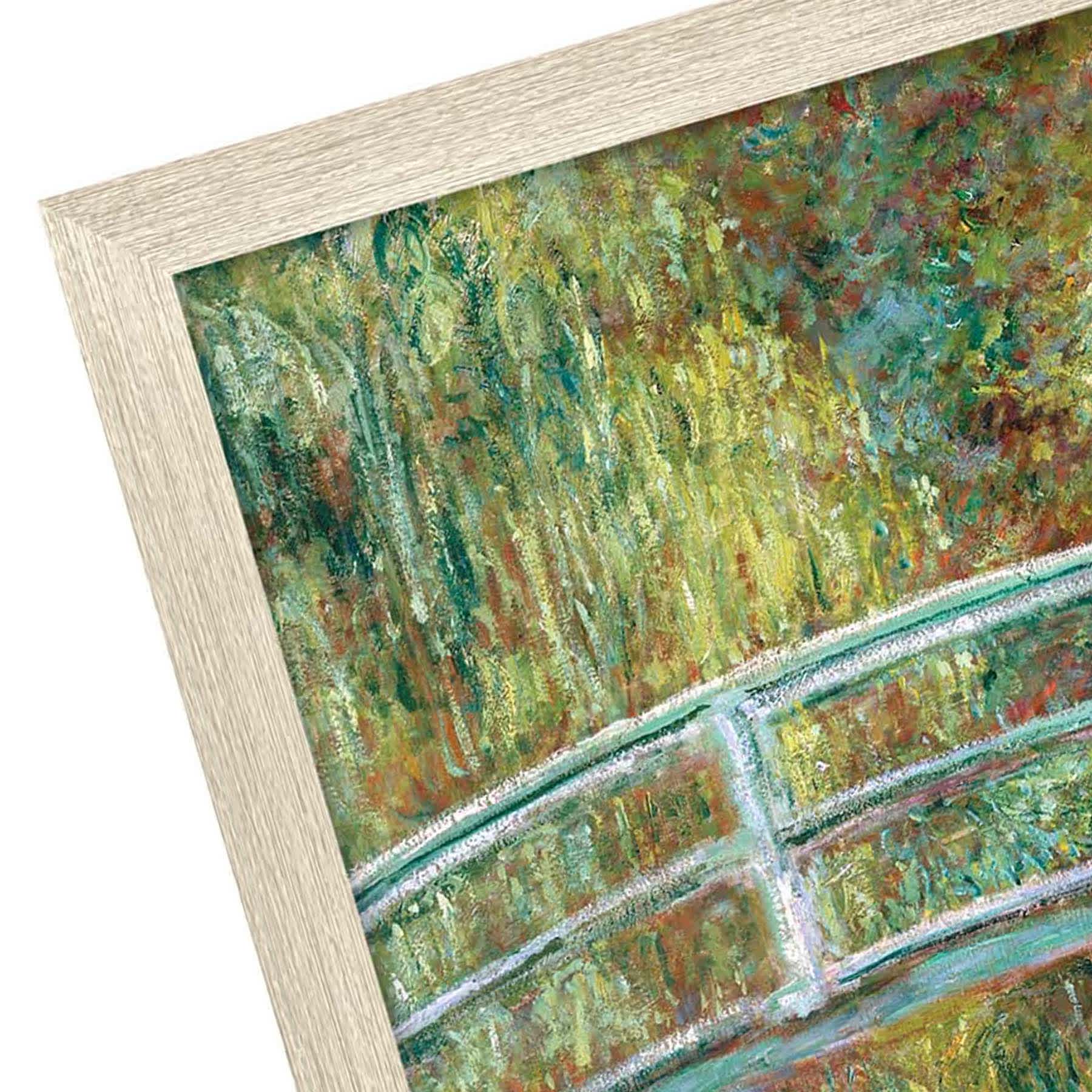 Framed Bridge Over Pond Wall Art, 8x10