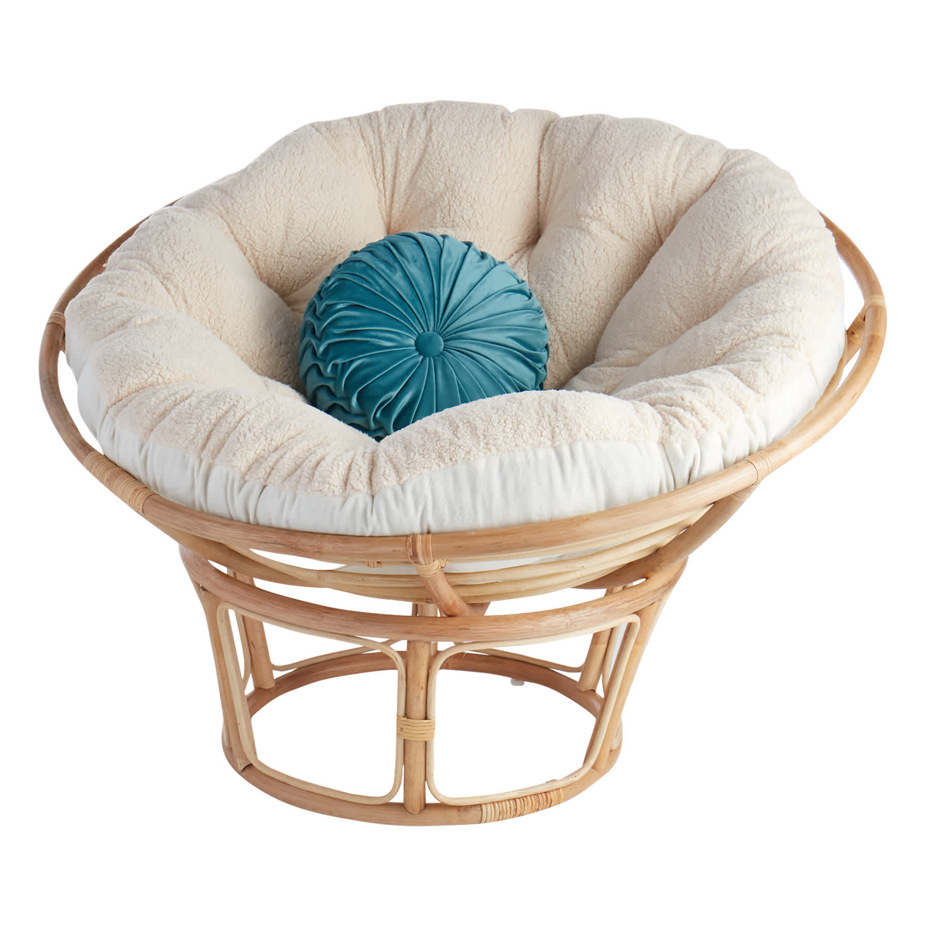 Papasan Chair 3-Piece Set