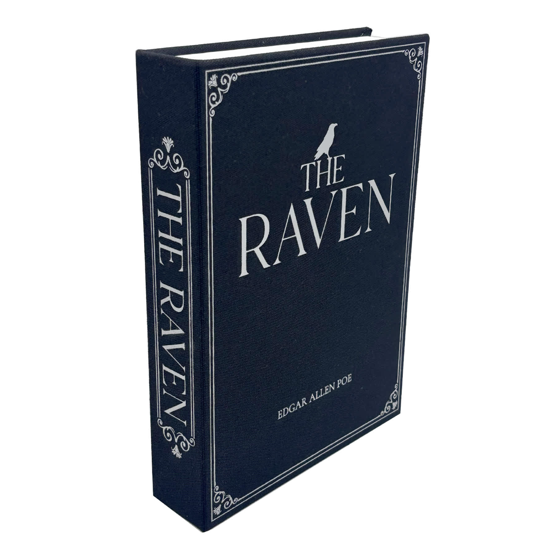 Black Raven Linen Book Box, 11"