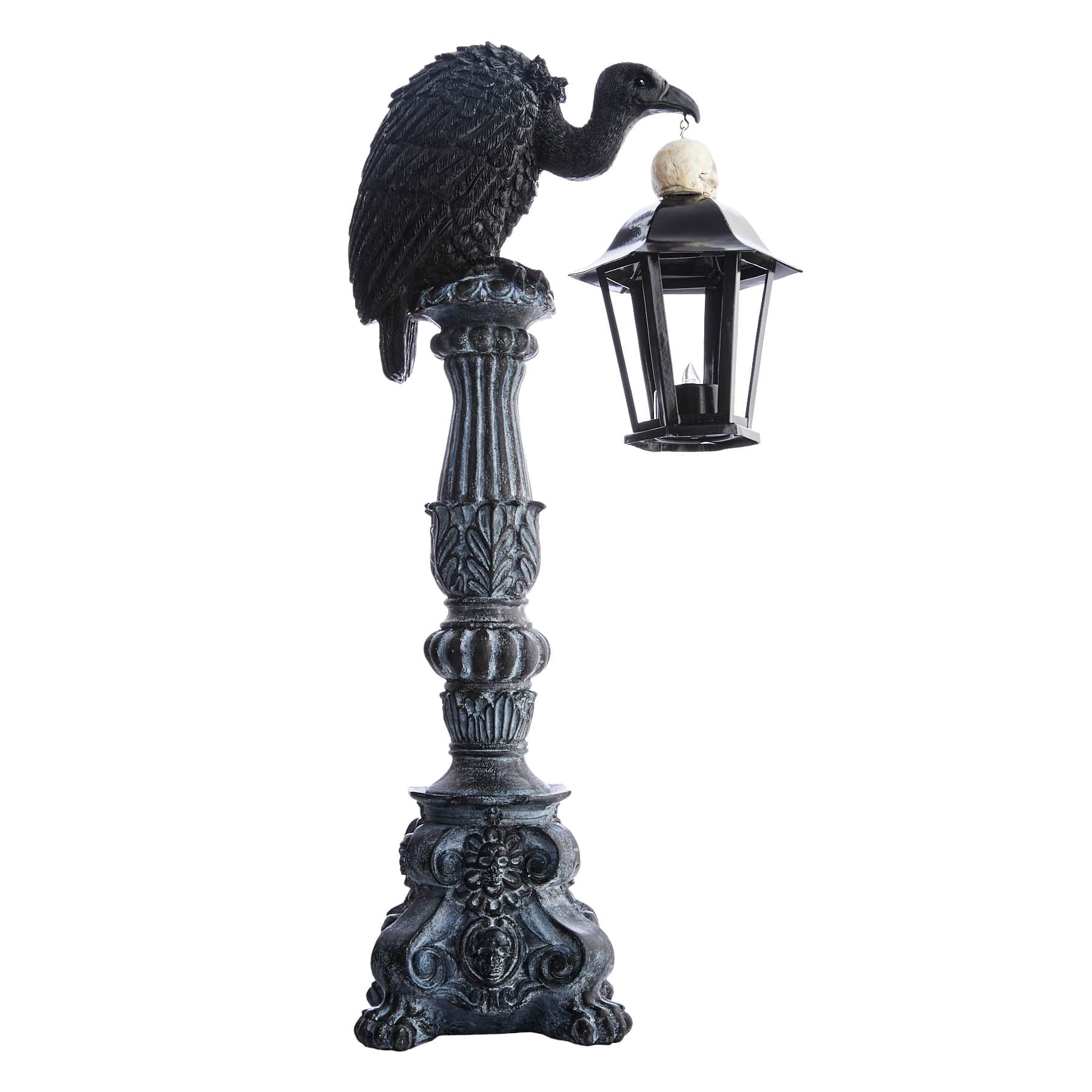 Midnight Shadows LED Vulture on Stand