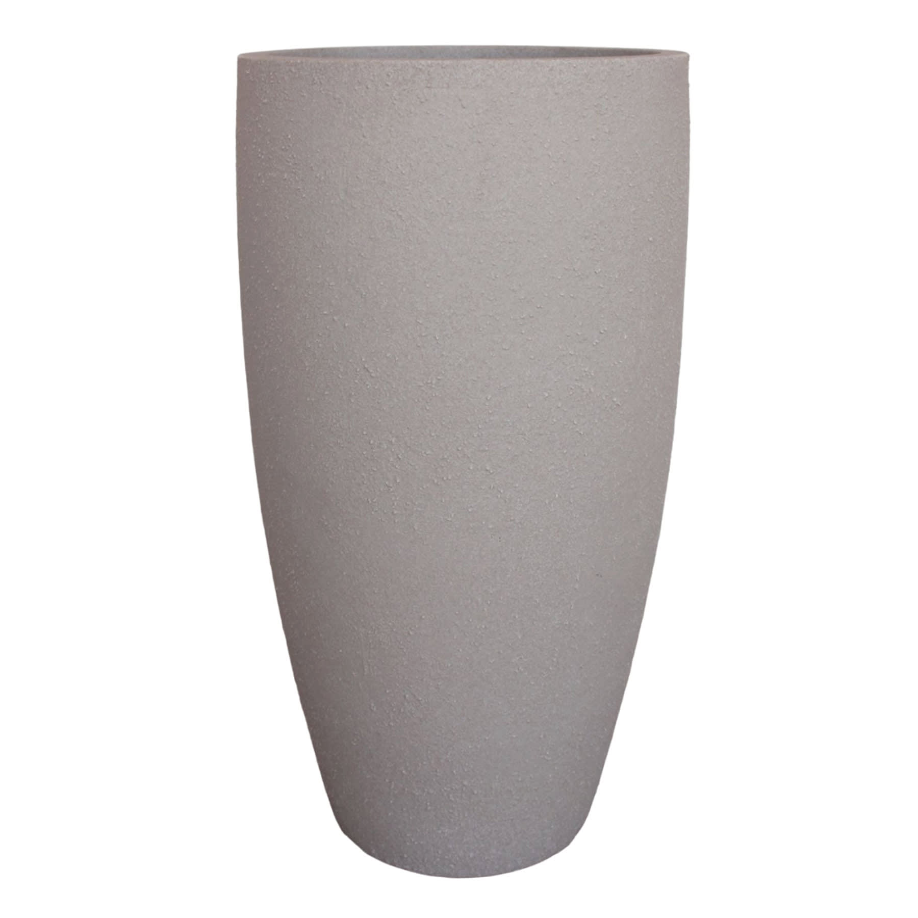 Japi Stone Slim Conic Outdoor Planter, Medium