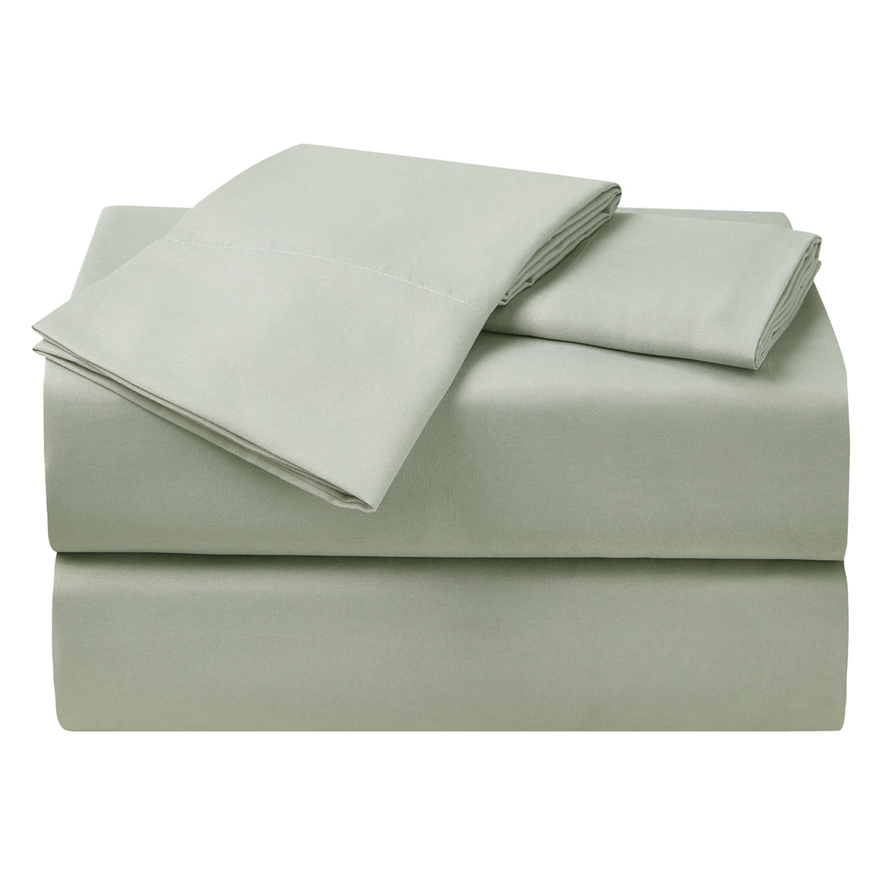 4-Piece Sage Cooling Microfiber Sheet Set, King