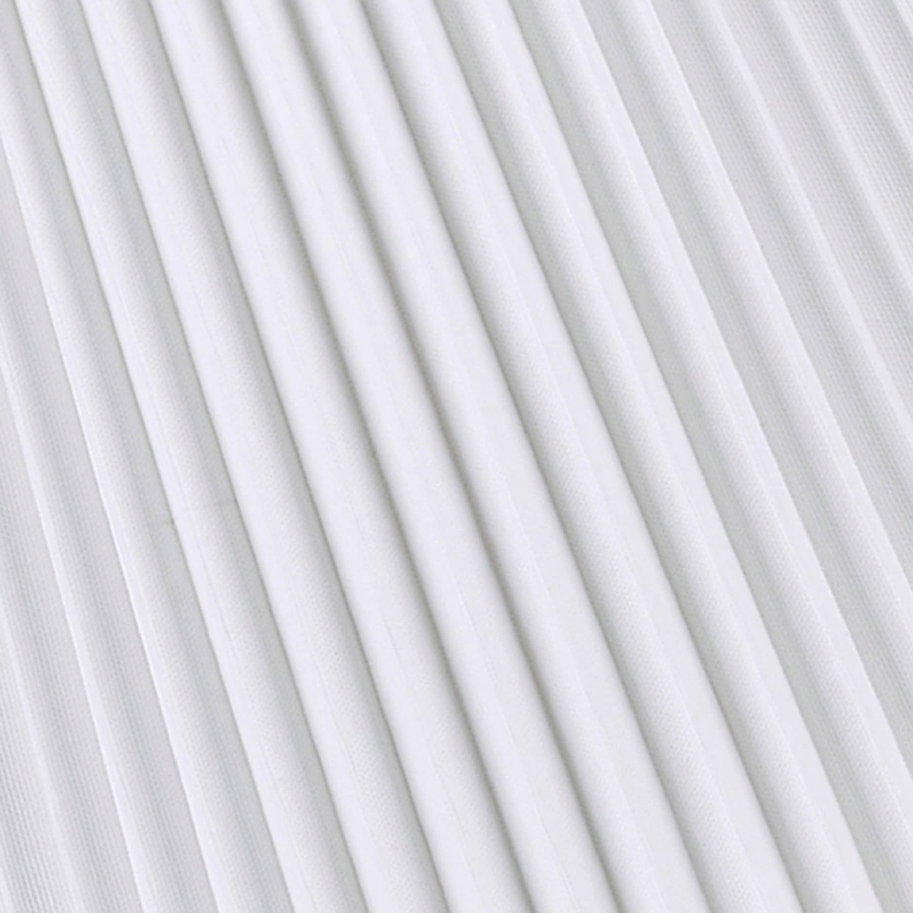White Stitched Pleat Large Taper Table Lamp Shade, 13x17x12