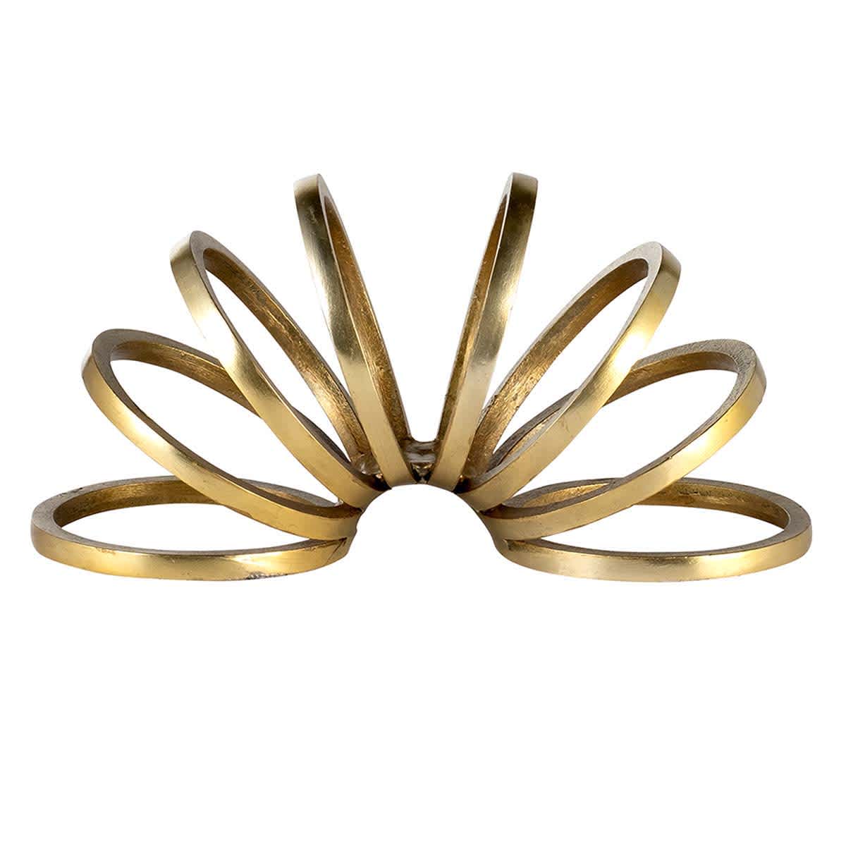 Gold Metal Decorative Slinky Ring, 11"