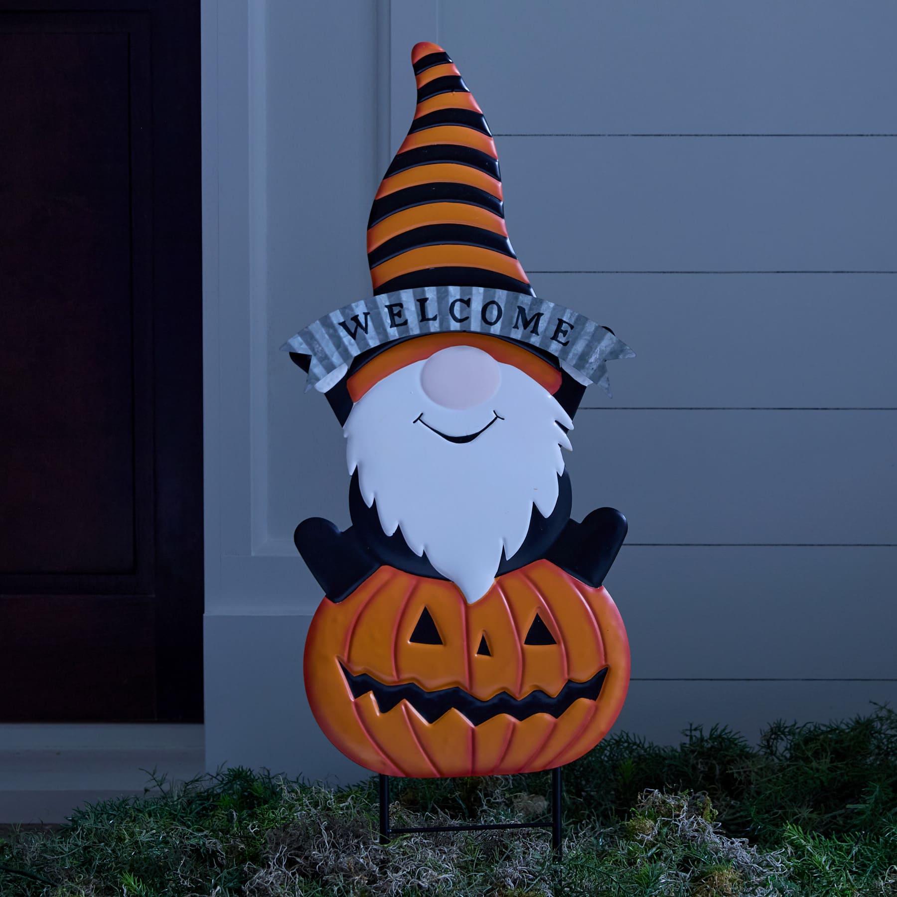 Happy Haunting Gnome Yardstake, 34"