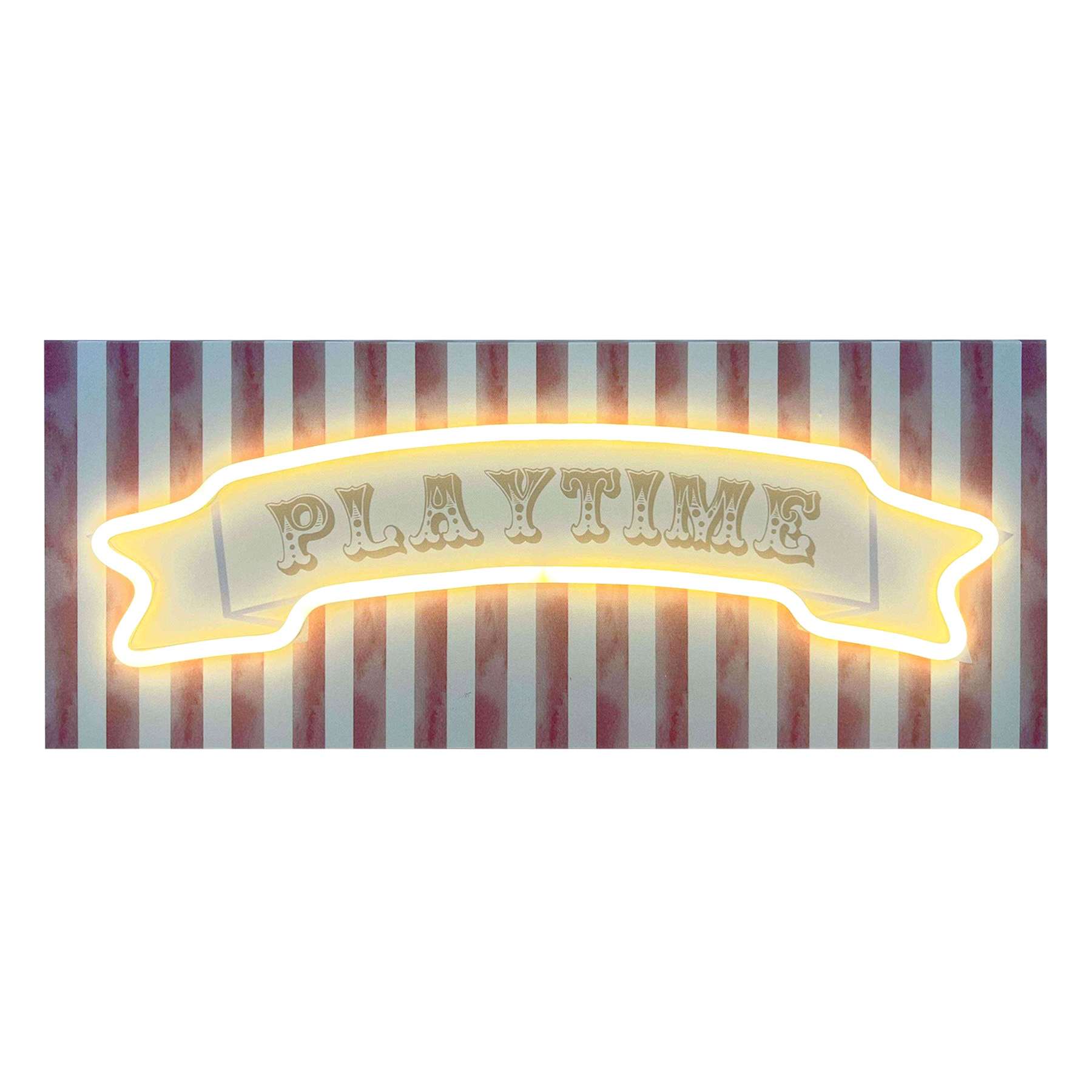 Playtime LED Canvas Wall Art, 20x8