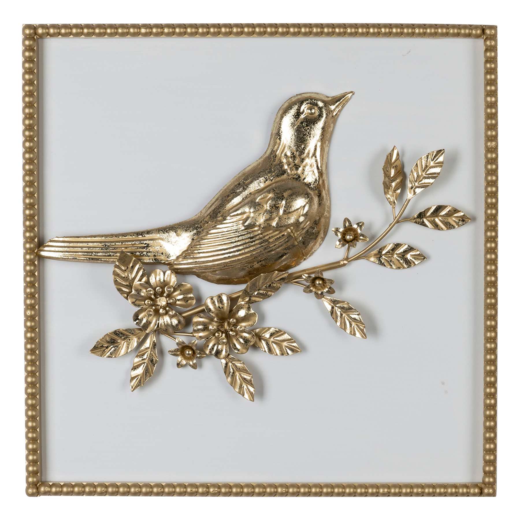 Providence Bird Metal Wall Decor, 16"