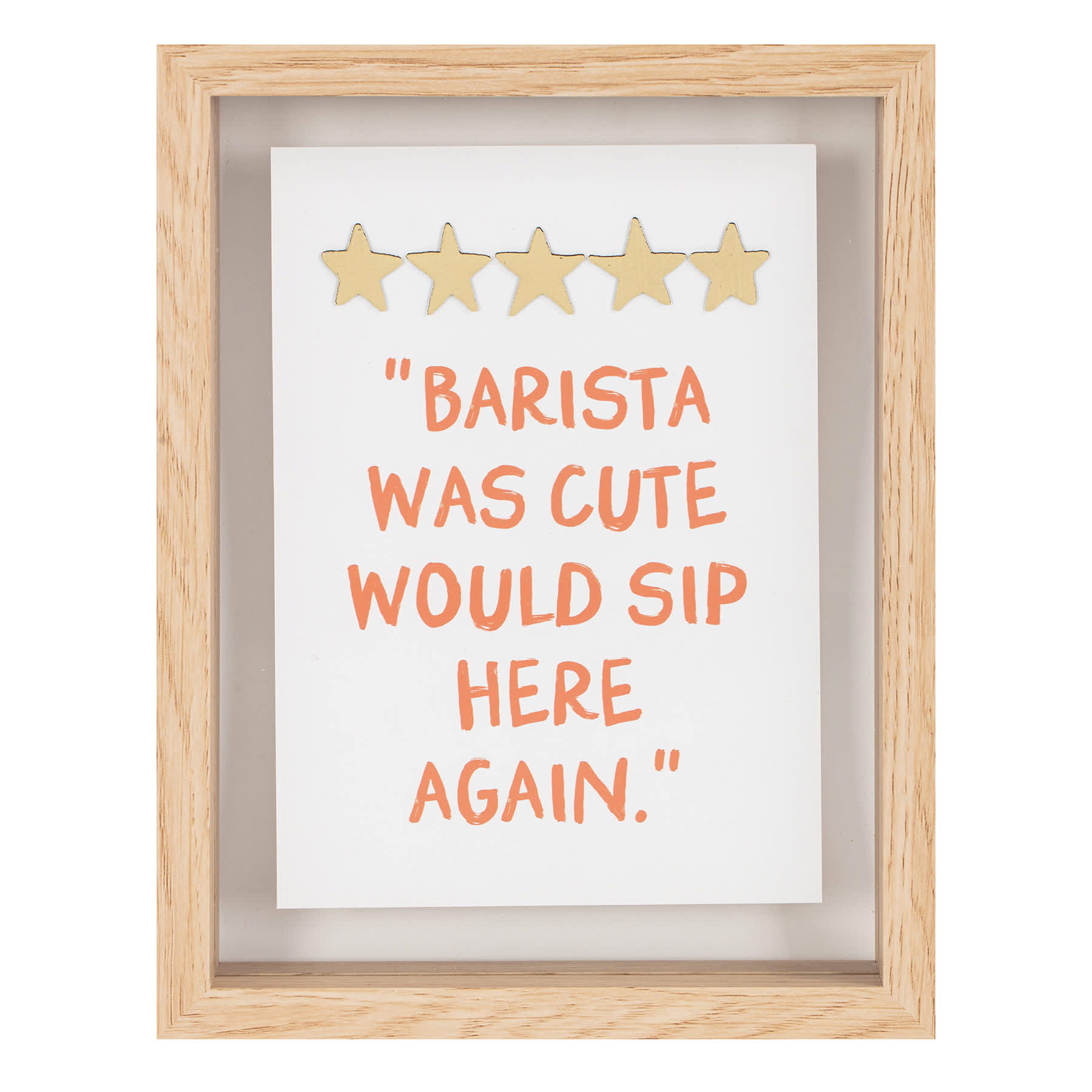 Barista was Cute Tabletop Sign, 9x7