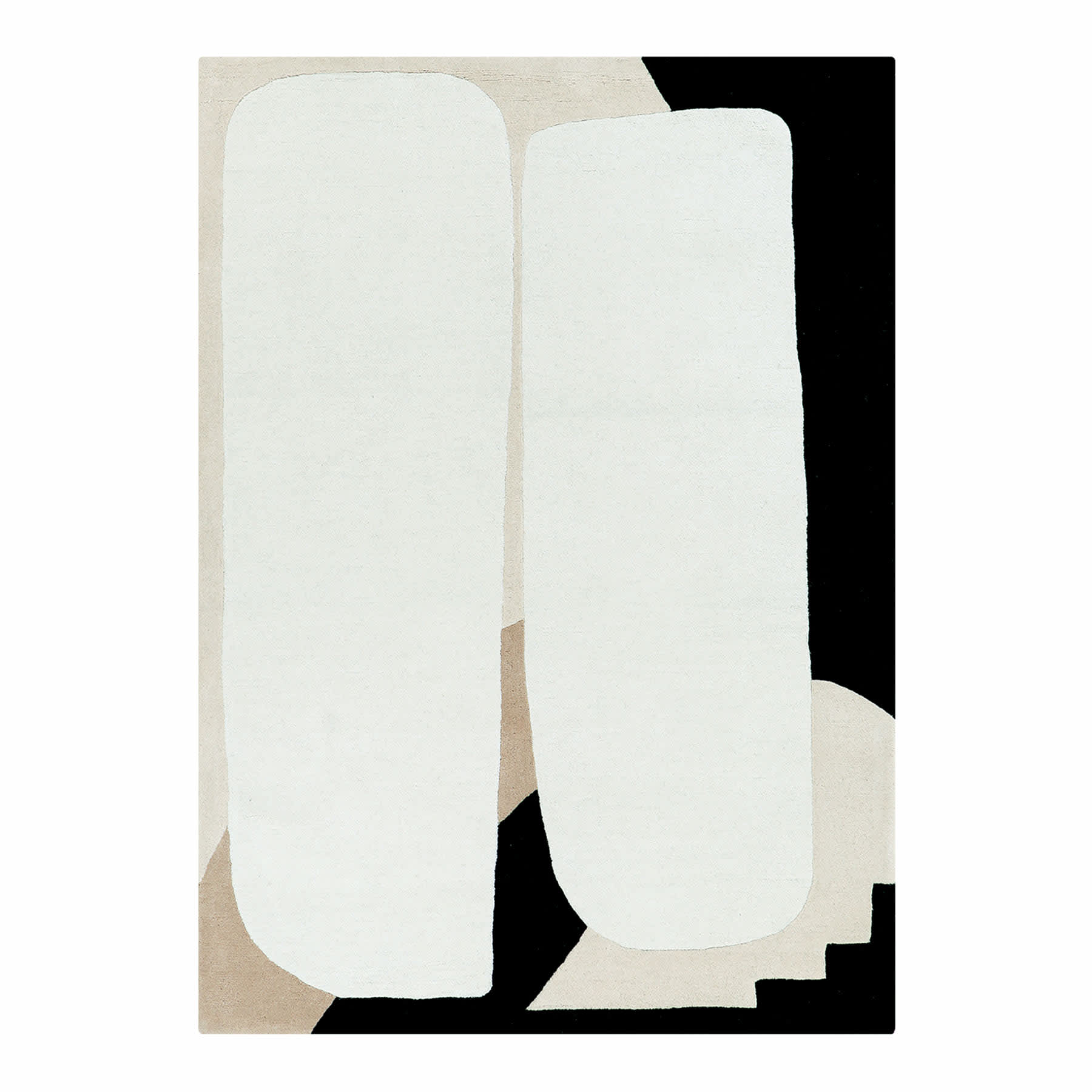 (A485) Genesis Geo Tufted Area Rug, 5x7
