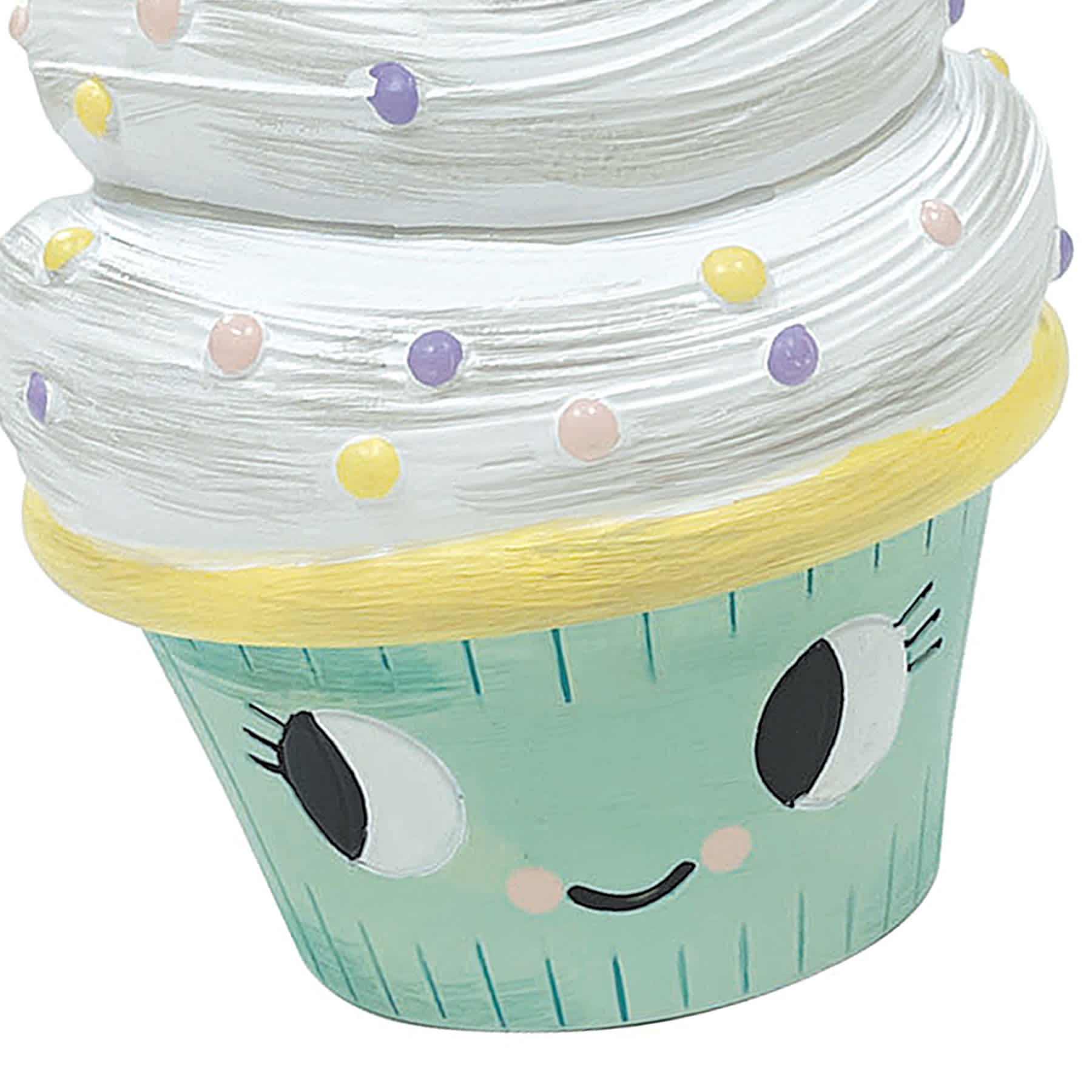 Tiny Dreamers Blue Cupcake Soap Dispenser, 7"