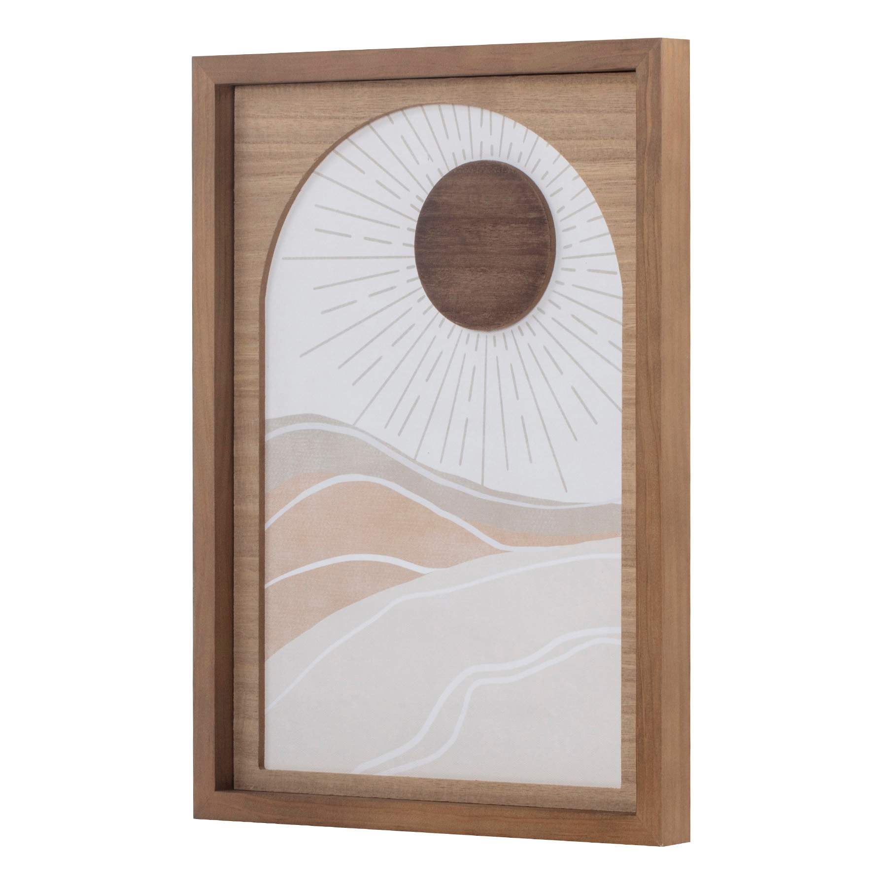Cutout Arch Landscape Wooden Wall Art, 12x16
