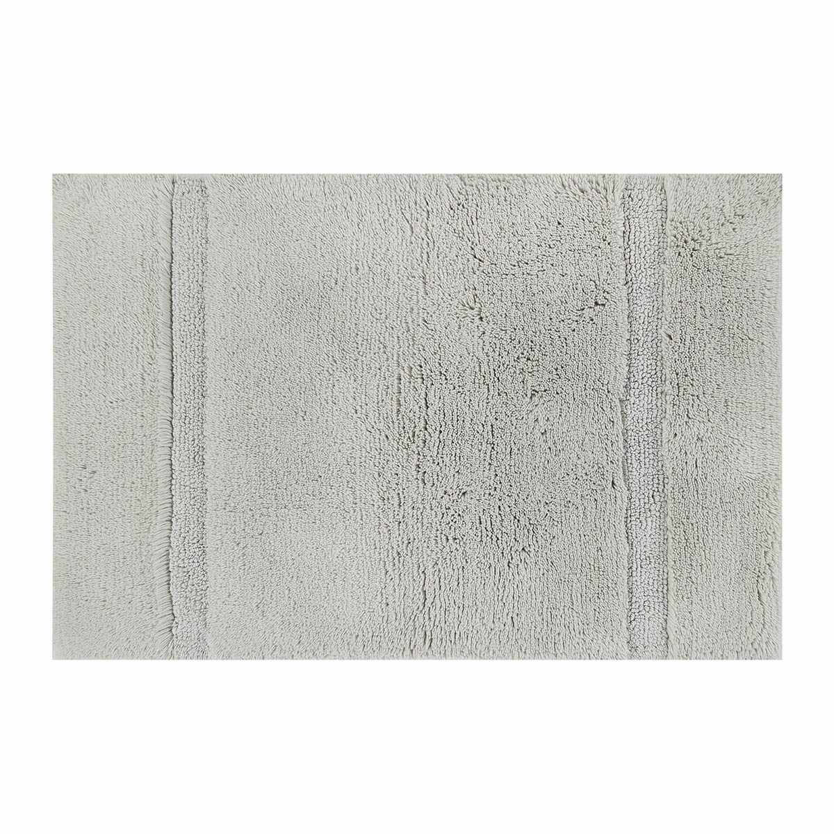 Providence Orion Grey Cotton Bath Rug, 20x30