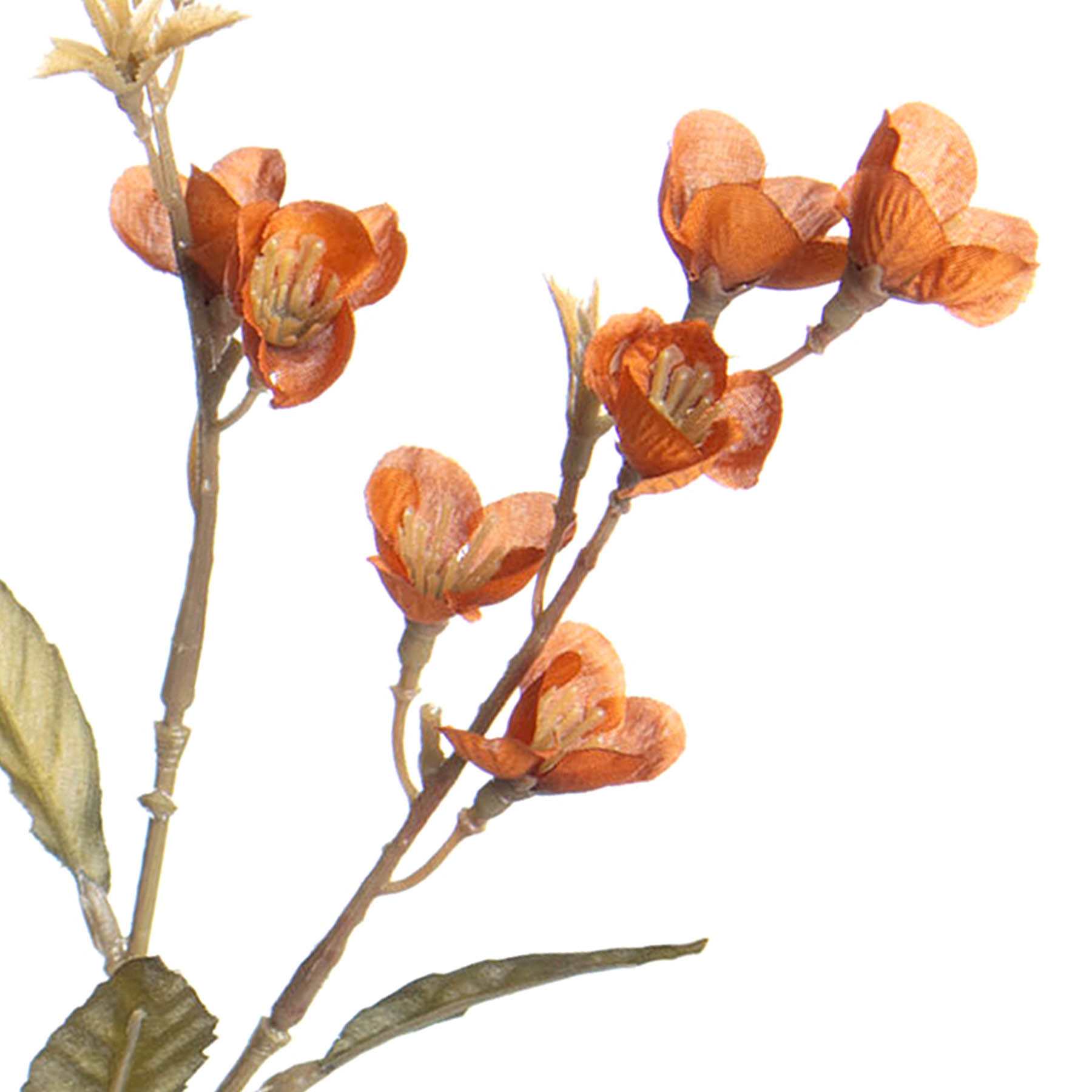 Willow Crossley Brown Wax Flower Floral Pick, 14"