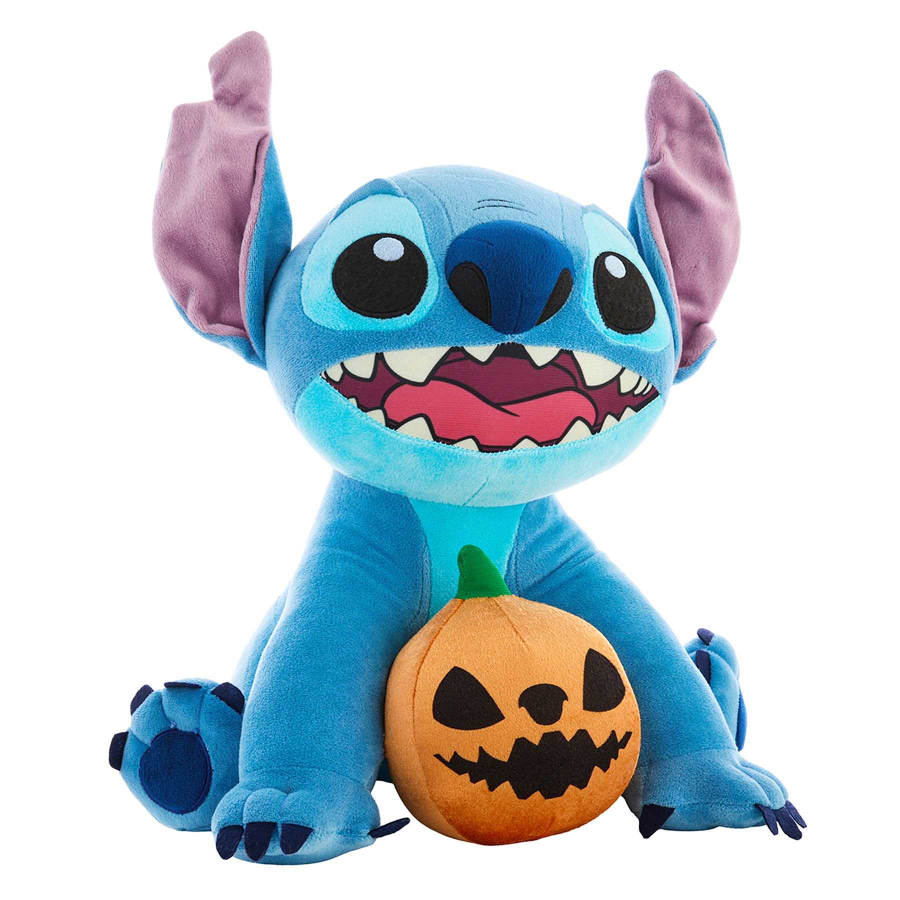 Halloween Greeter Stitch with Jack-o'-Lantern