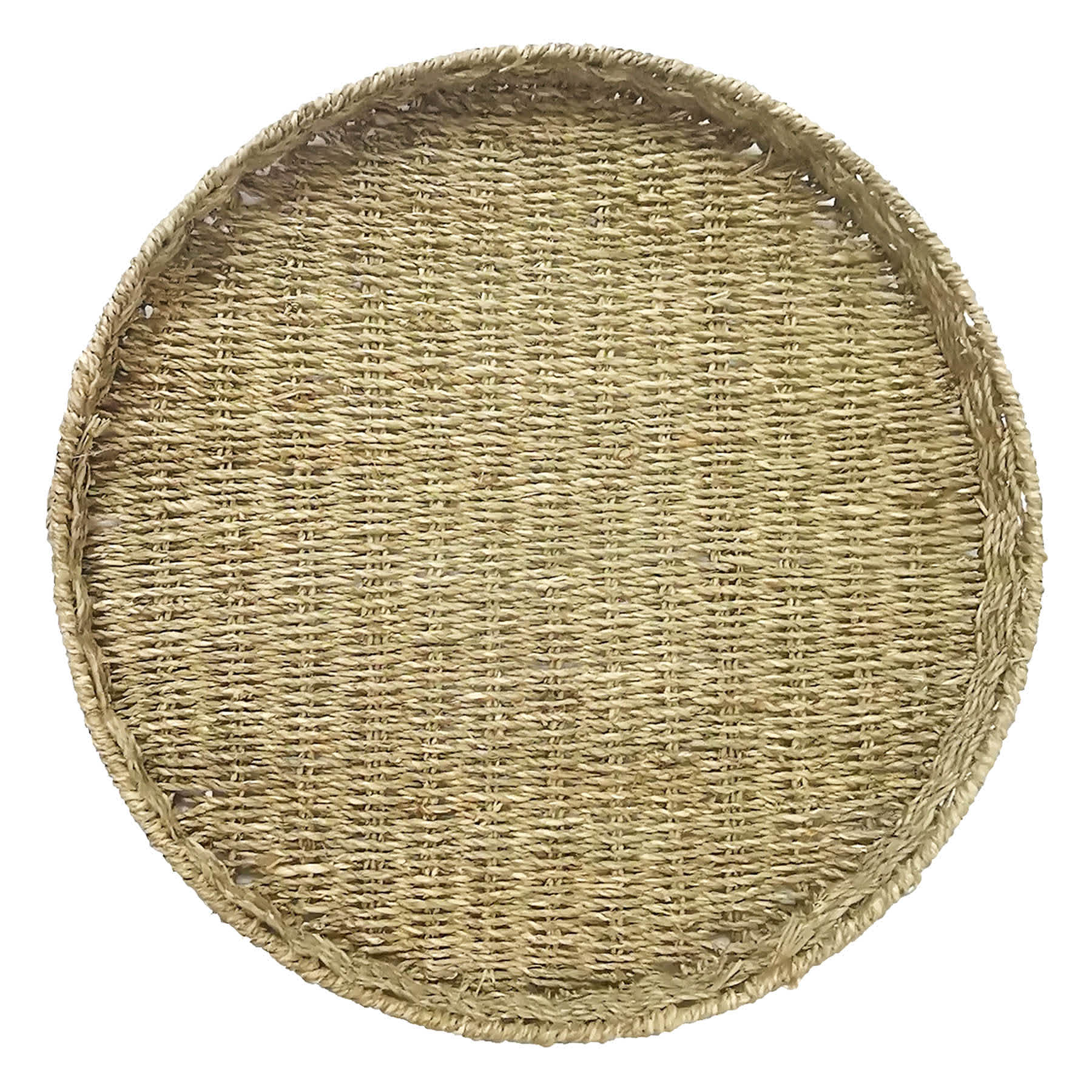 Neutral Paper Woven Tray, 20"