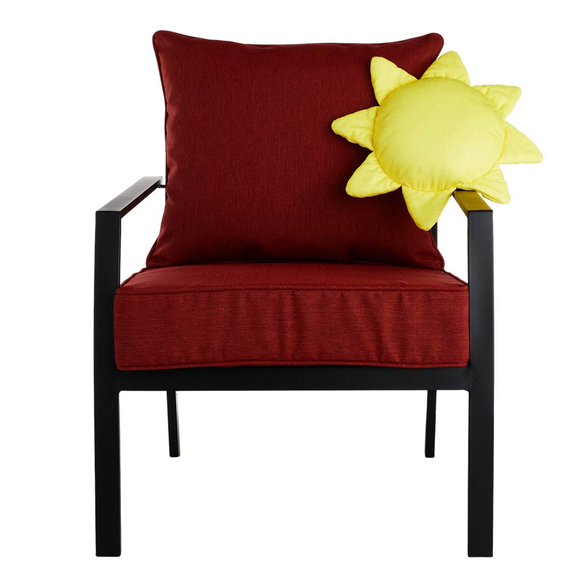 Oh Joy! Shaped Sun Outdoor Throw Pillow, 18"