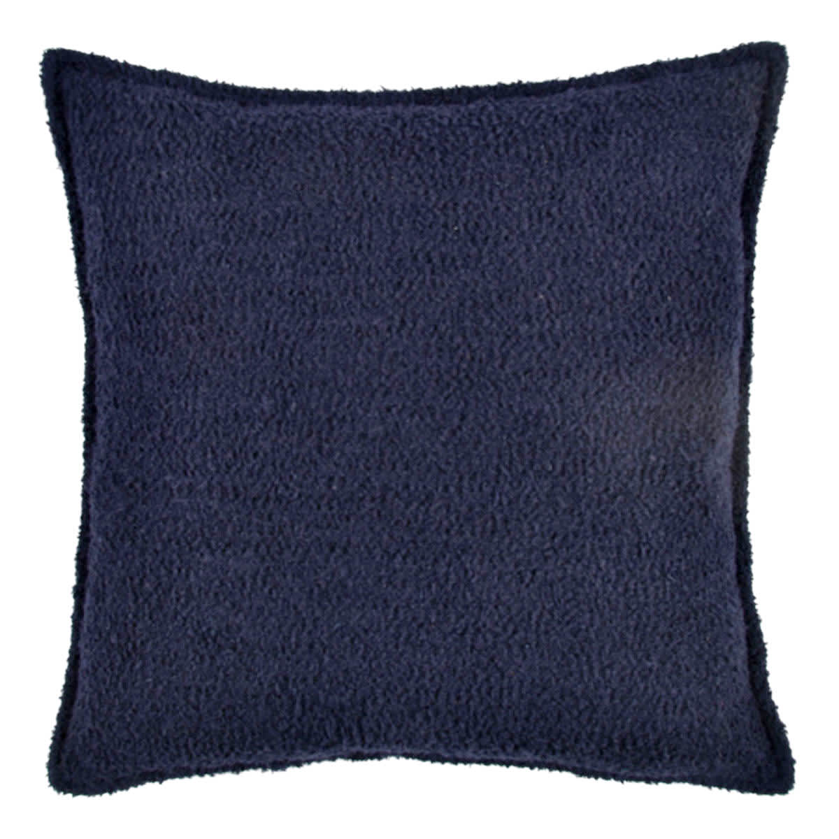 Crosby St. Navy Blue Soft Textured Boucle Throw Pillow, 18"