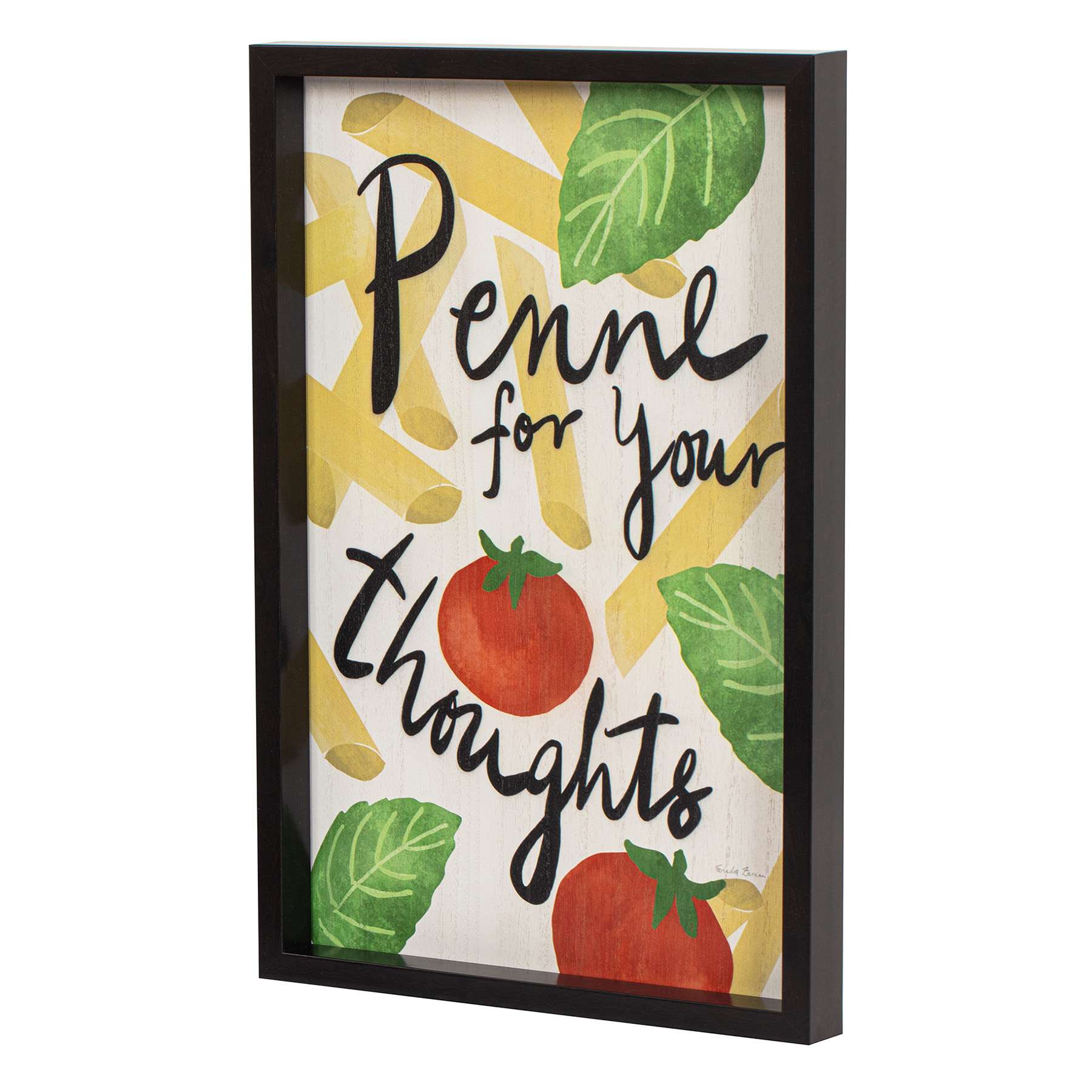 Penne For Your Thoughts Wall Art, 12x18