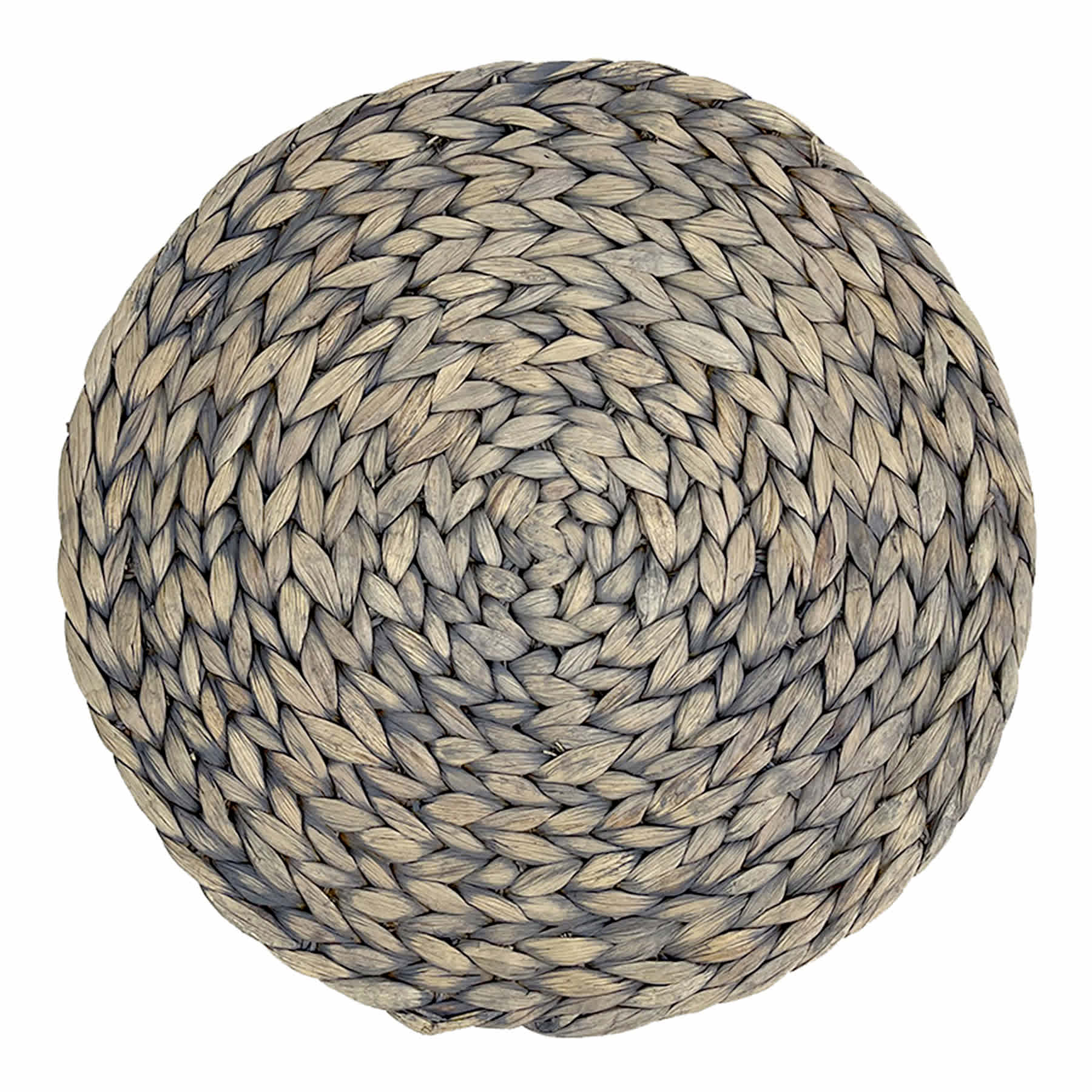 Grey Water Hyac Round Placemat
