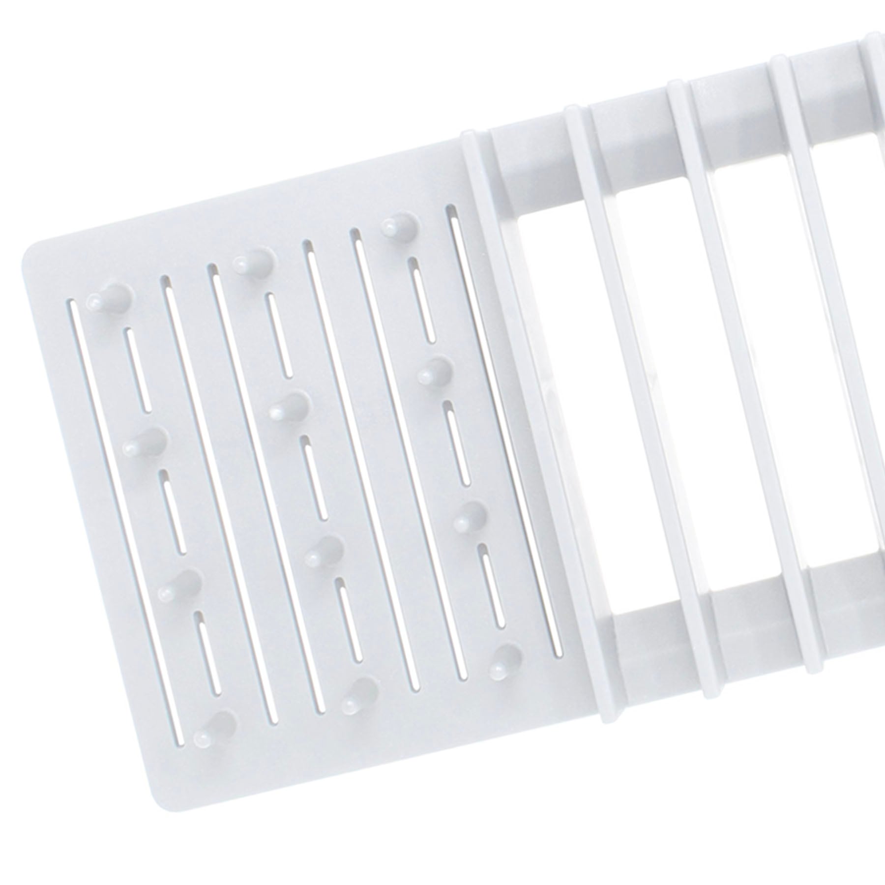 Grey Dish Drying Mat with Rack