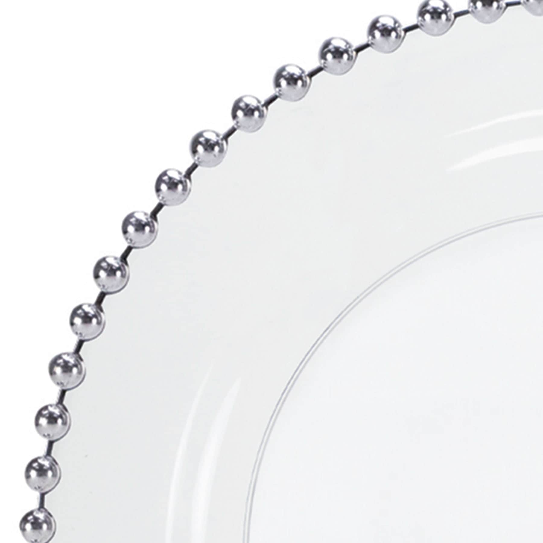10-Count Beaded Salad Plate, 7.75"