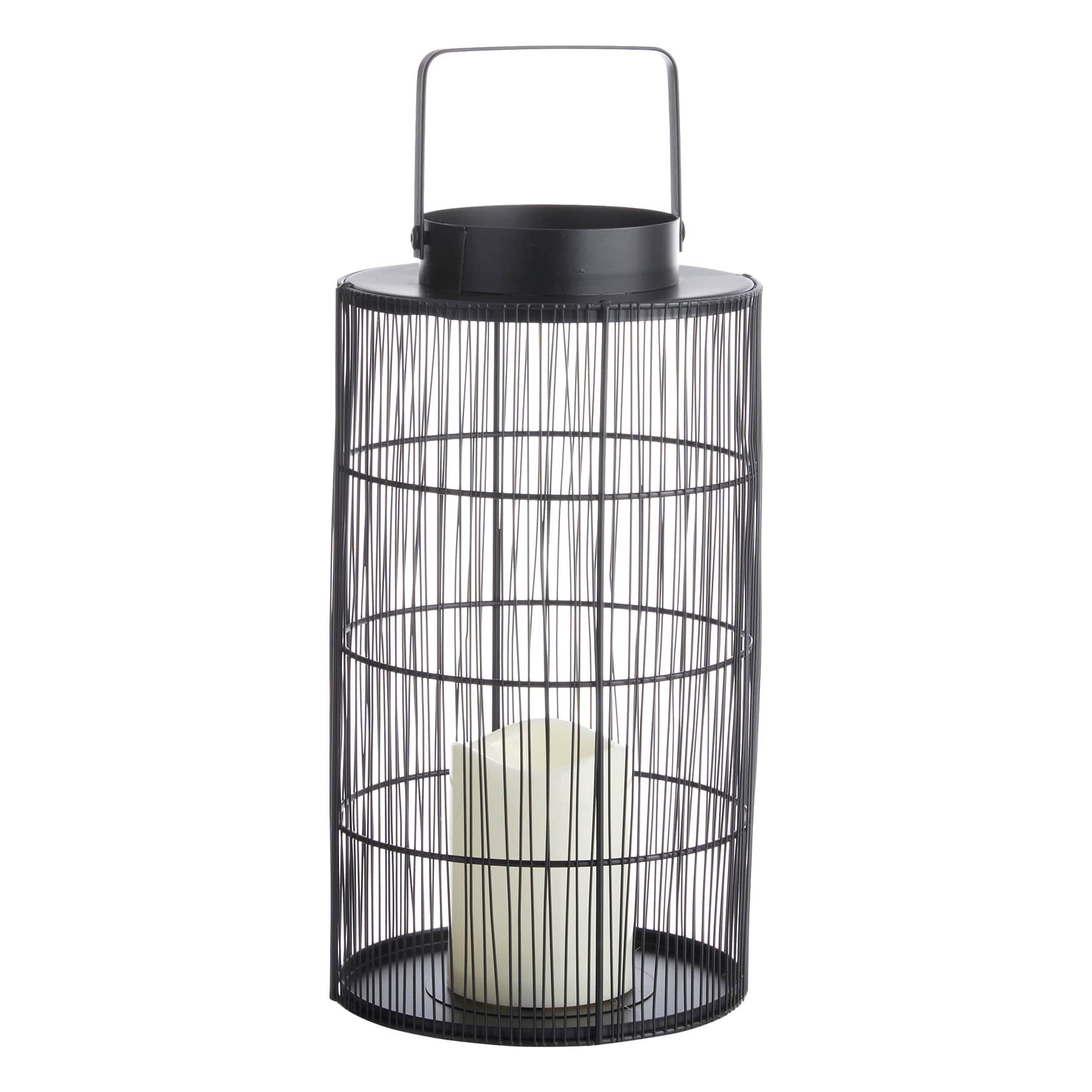 Found & Fable LED Metal Wire Lantern, 7x12