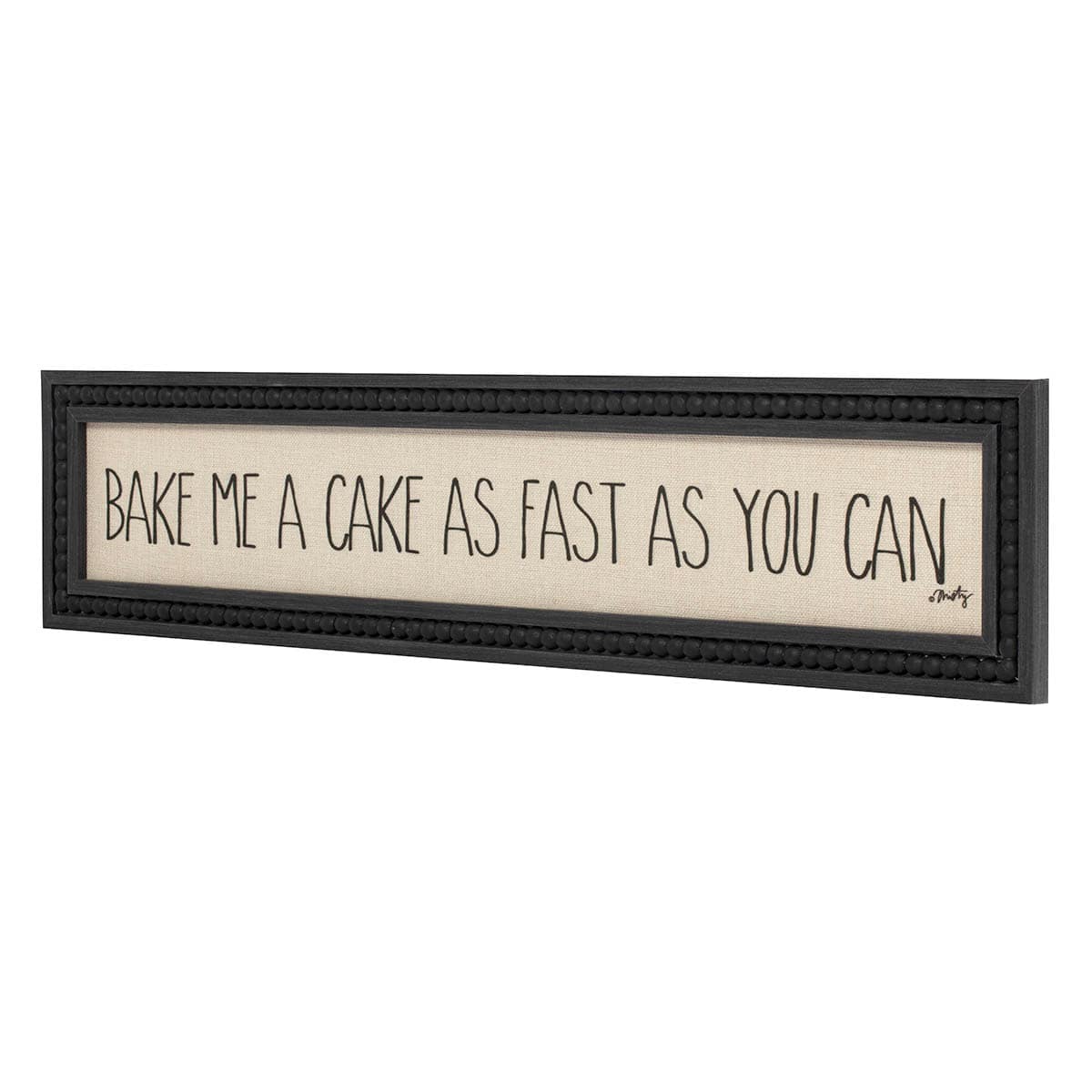 Framed Bake Me A Cake Print, 32x7