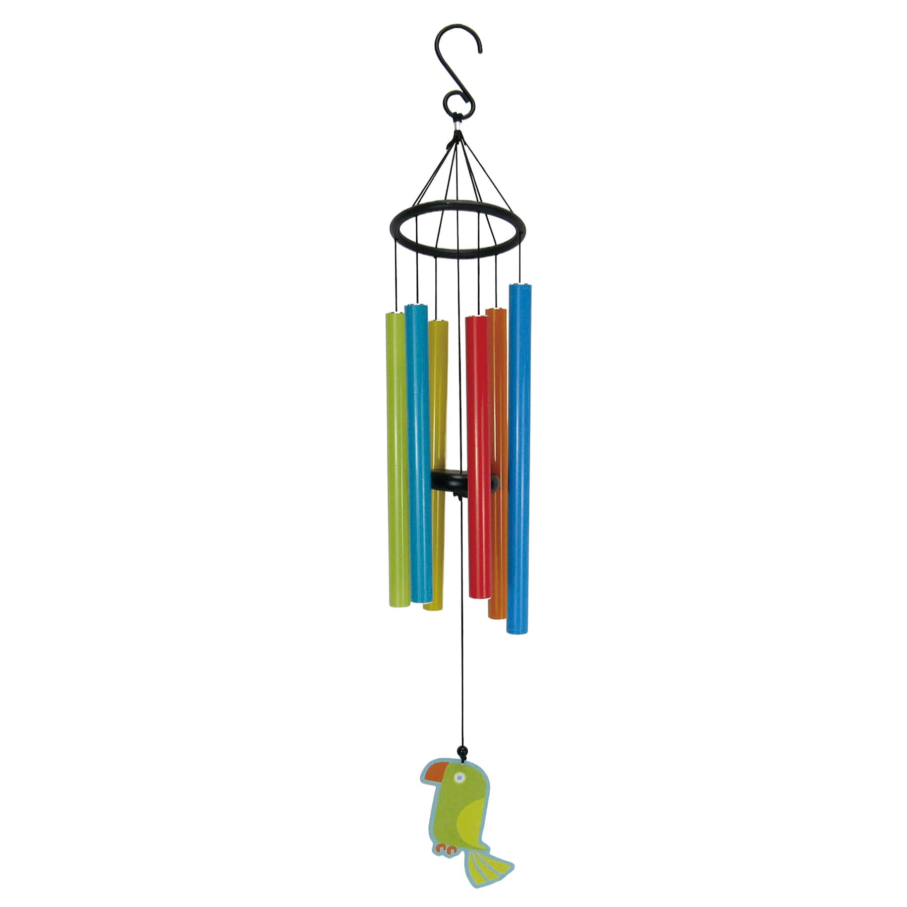 Sunny Club Colorful Metal & Wood Wind Chime, 27"