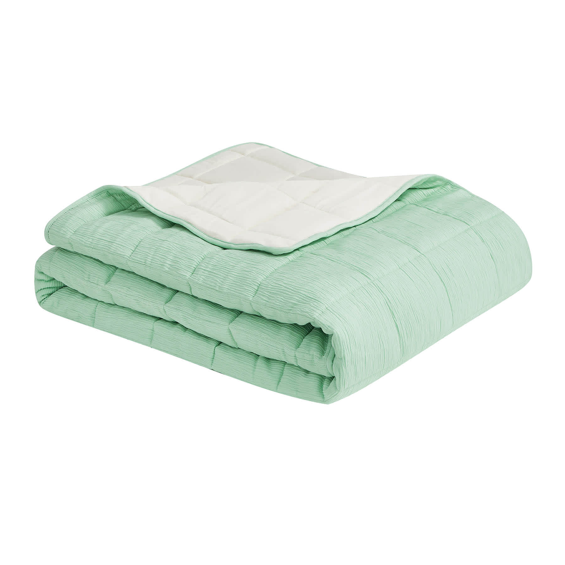 3-Piece Neutral Gauze Quilt Set, Twin/Twin XL