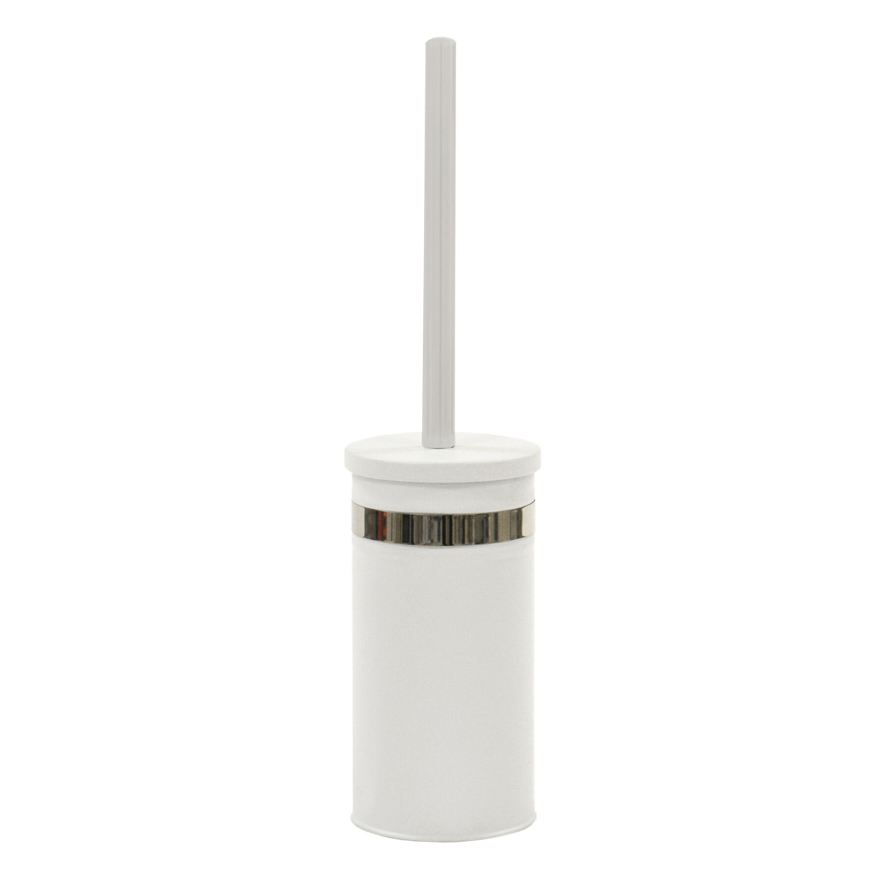 Bandit White Metal Toilet Bowl Brush
