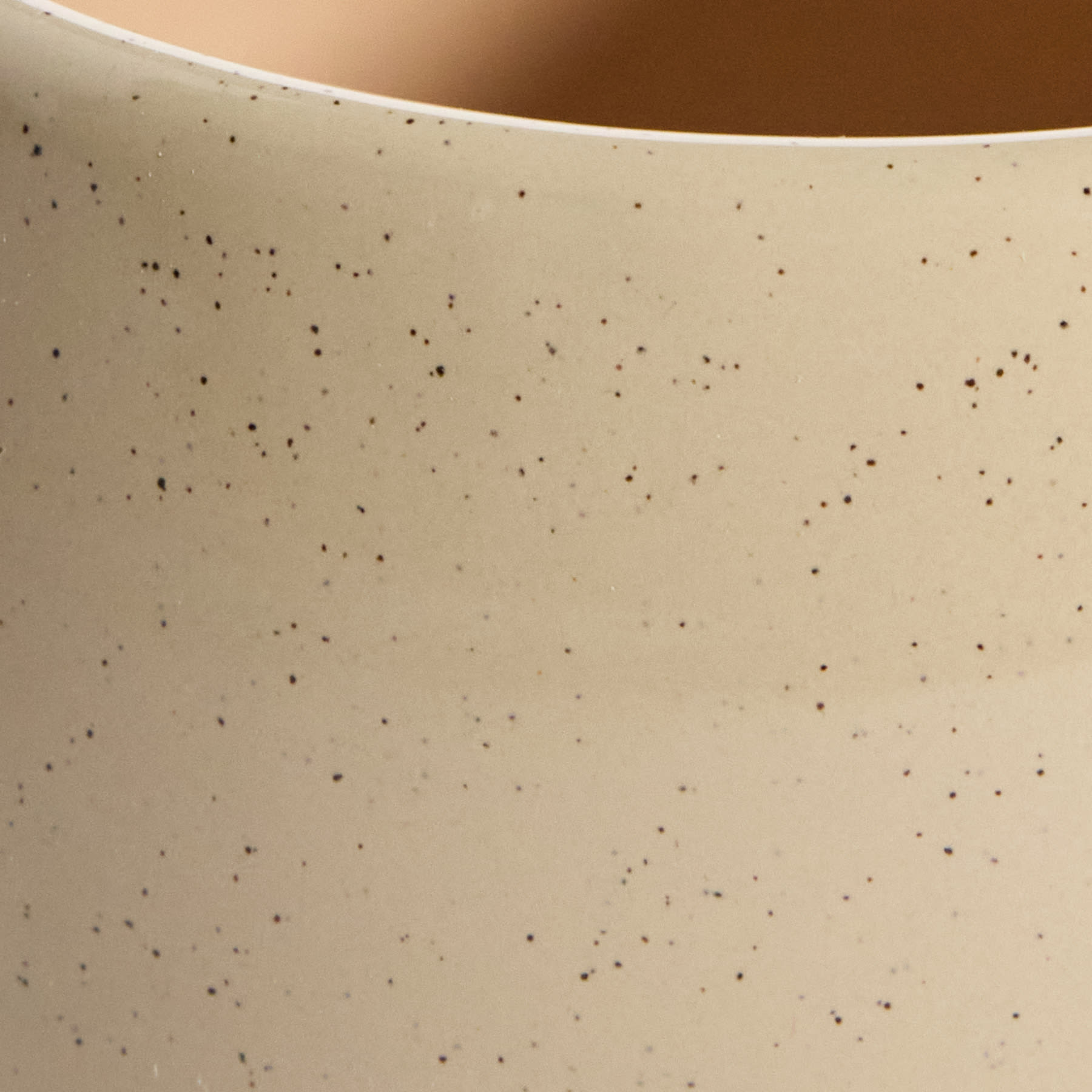 Honeybloom Indoor Ivy Beige Ceramic Planter, Small