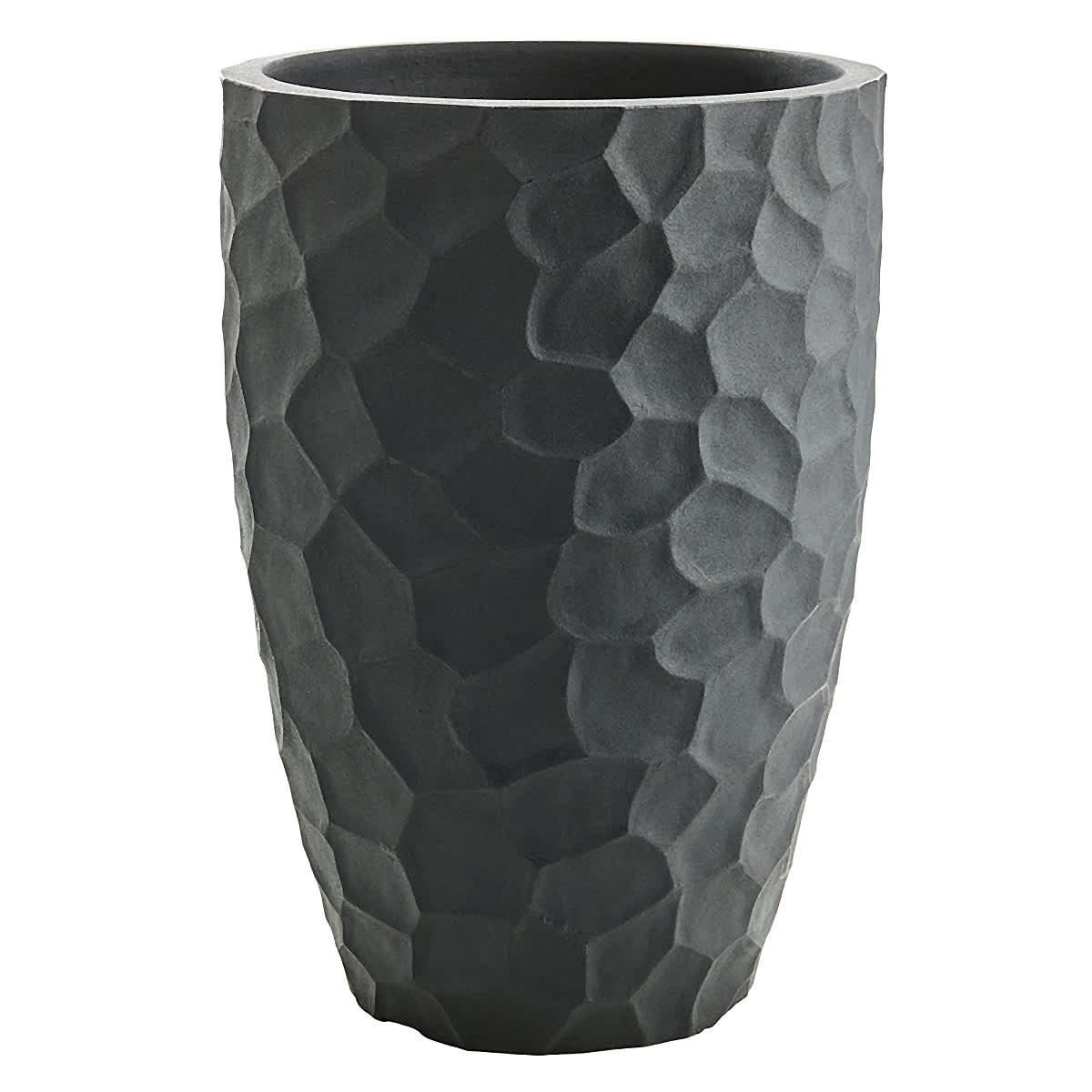 Japi Black Prisma Outdoor Planter, Medium