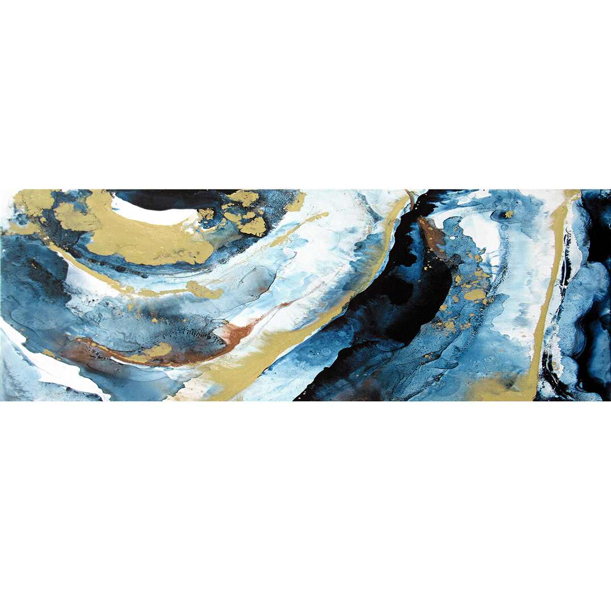Modern Landscape Canvas Wall Art, 12x36