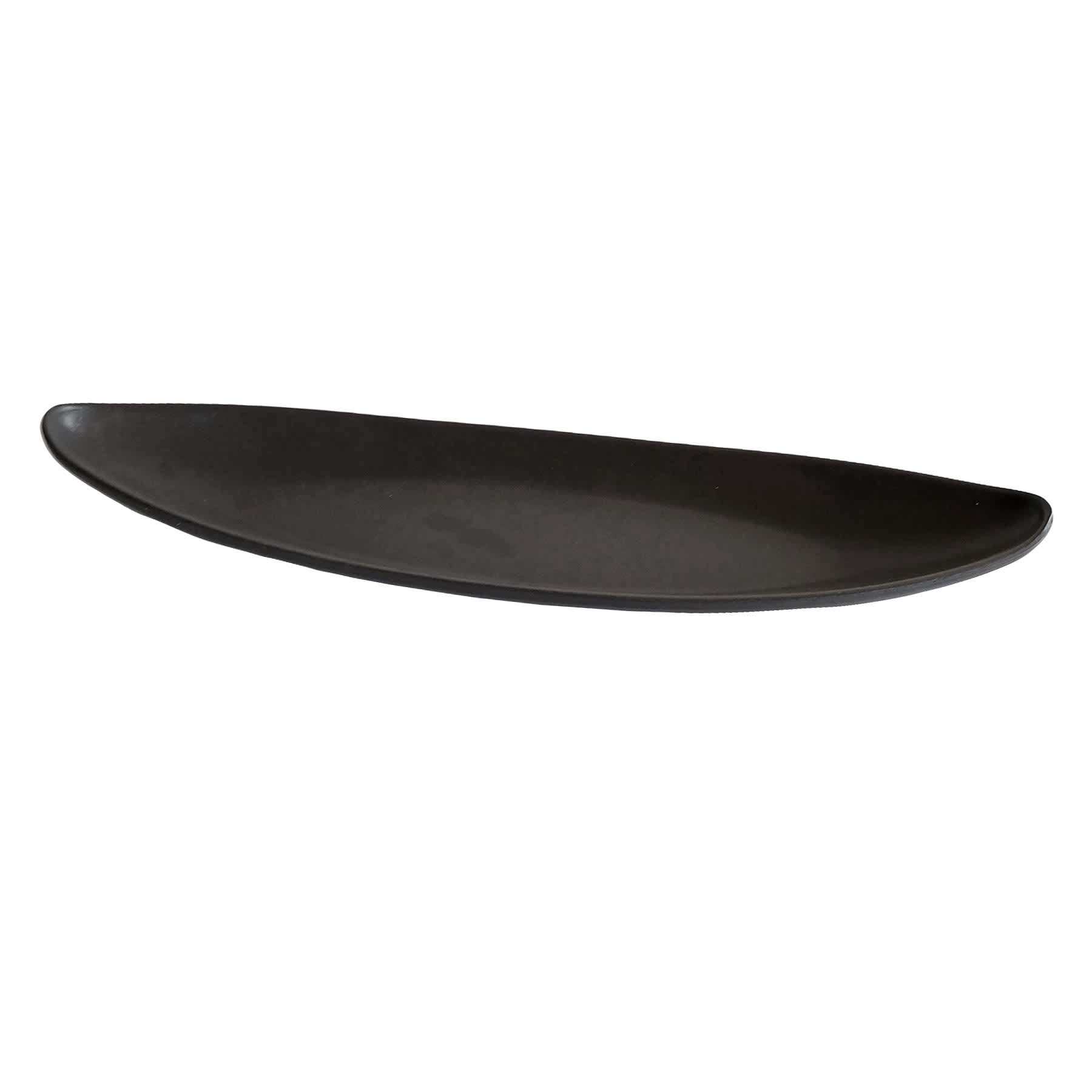 Tracey Boyd Black Wood Boat Tray, 16x5