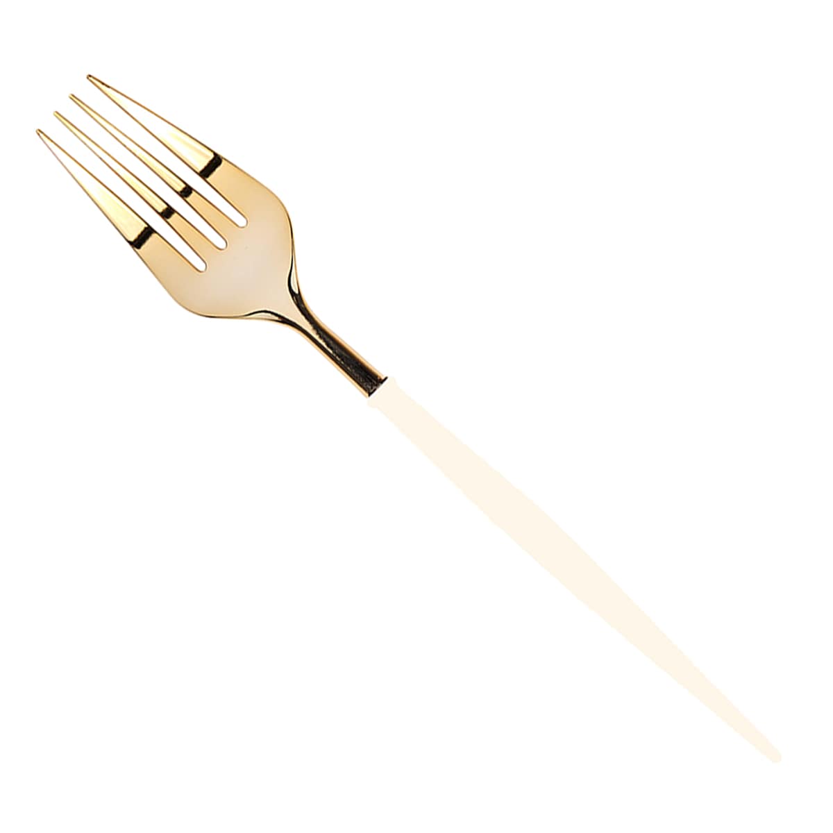 24-Count Cream & Gold Autumn Foliage Cutlery