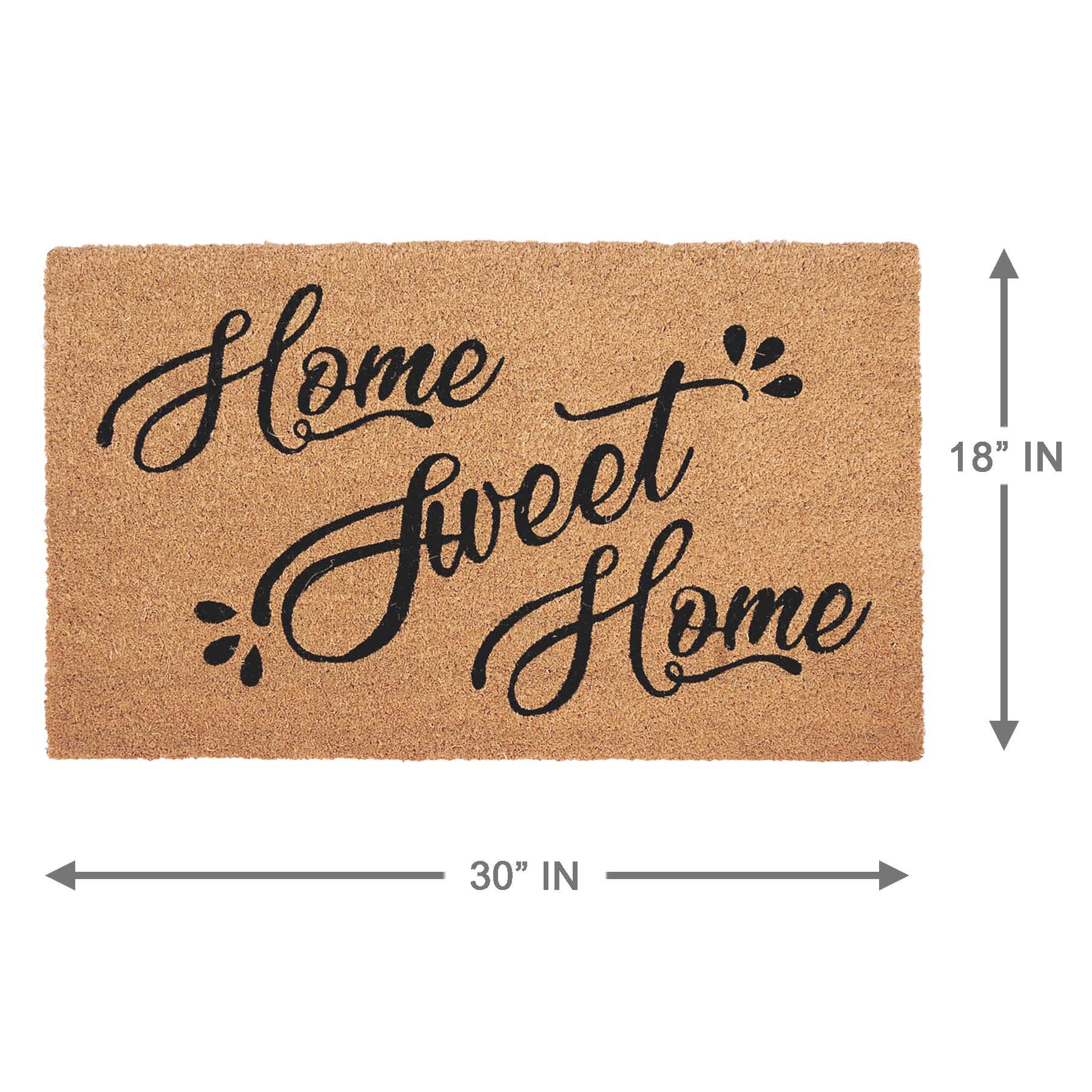 Home Sweet Home Coir Mat, 18x30